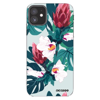 Picasee silikonový průhledný obal pro Apple iPhone 11 - Rhododendron