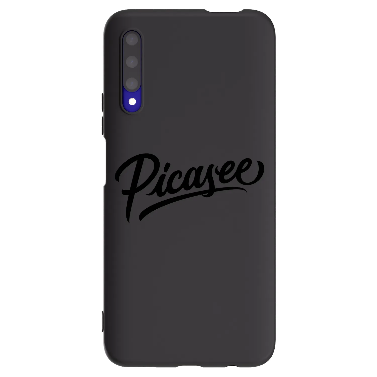Picasee silikonový černý obal pro Honor 9X Pro - Picasee - old logo - black