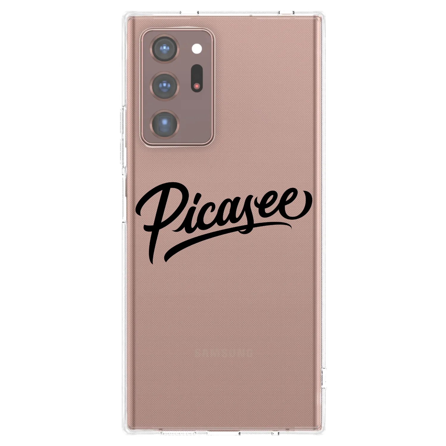 Picasee silikonový průhledný obal pro Samsung Galaxy Note 20 Ultra - Picasee - old logo - black