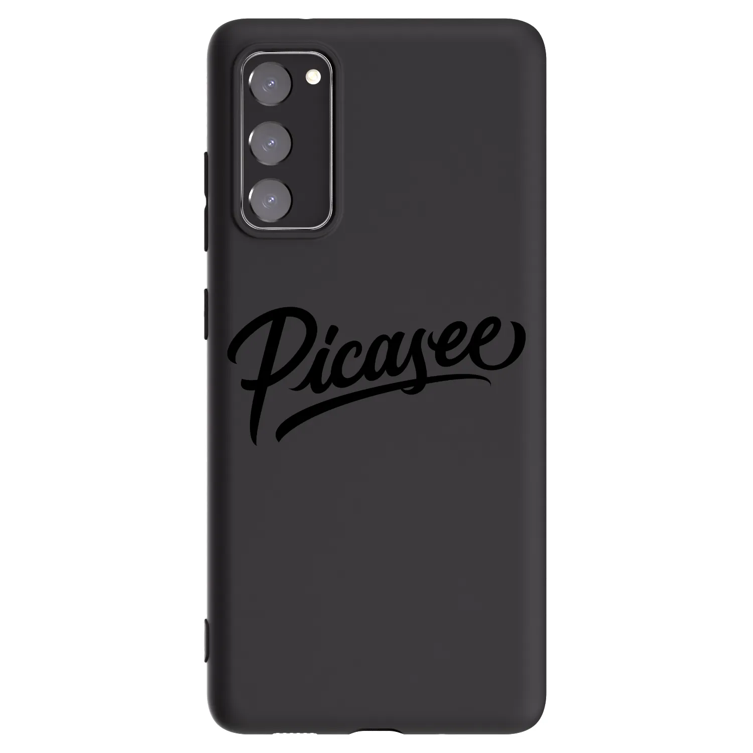 Picasee silikonový černý obal pro Samsung Galaxy S20 FE - Picasee - old logo - black