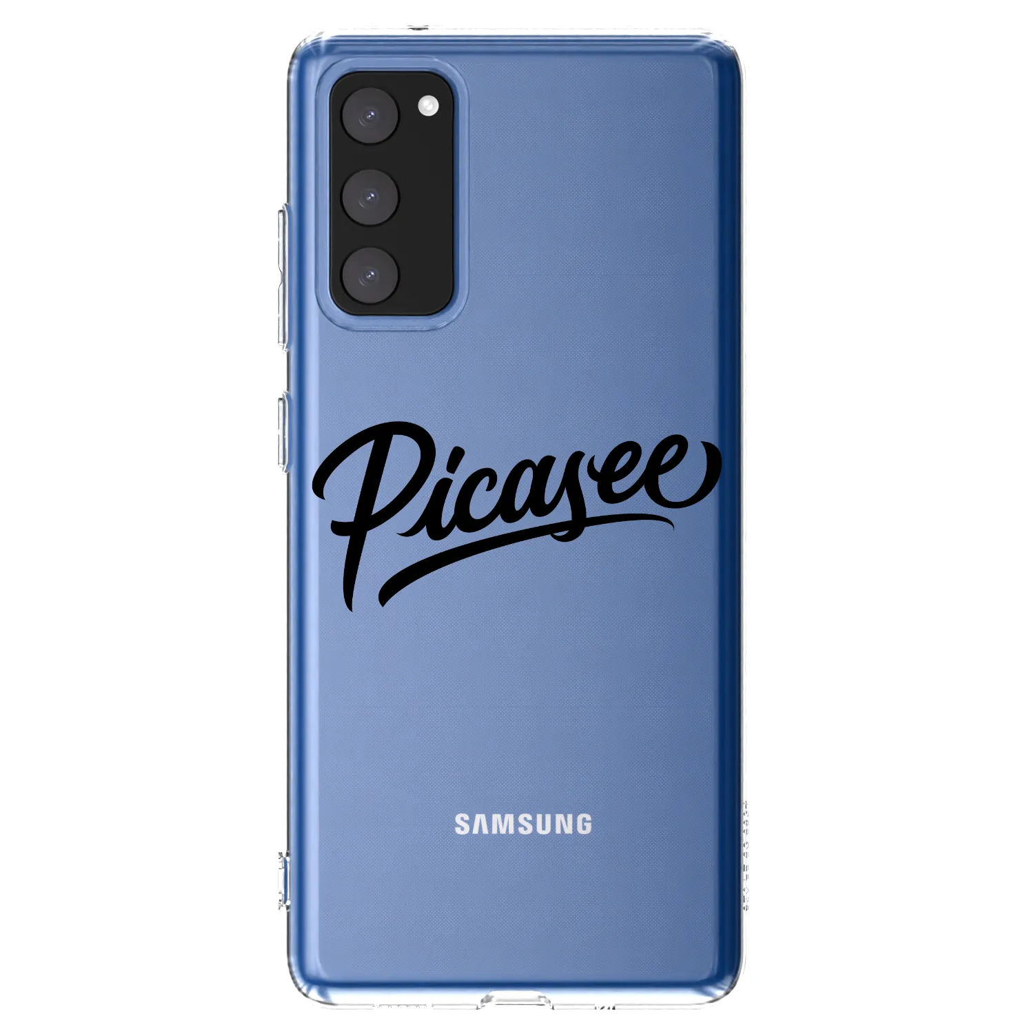 Picasee silikonový průhledný obal pro Samsung Galaxy S20 FE - Picasee - old logo - black