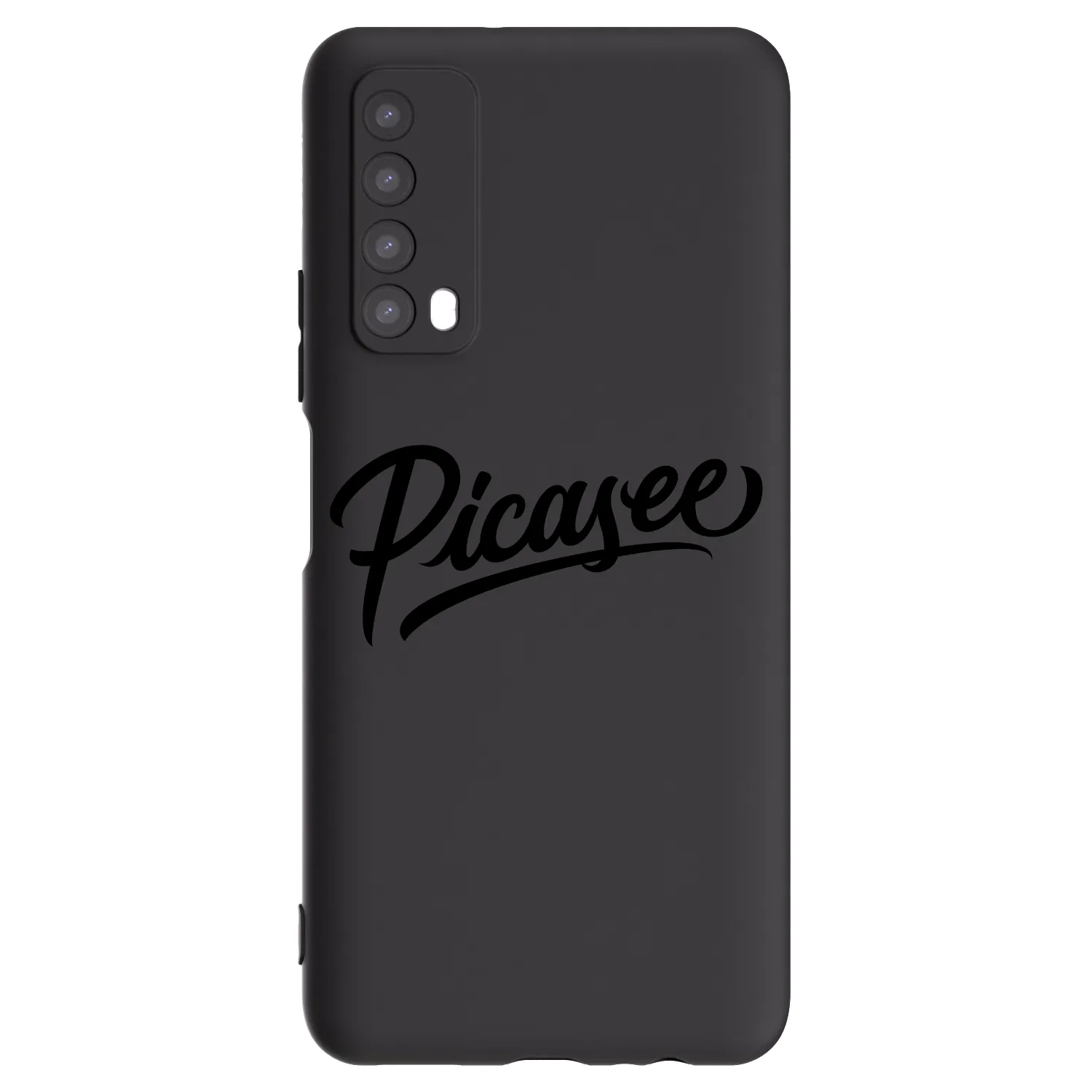 Picasee silikonový černý obal pro Huawei P Smart 2021 - Picasee - old logo - black