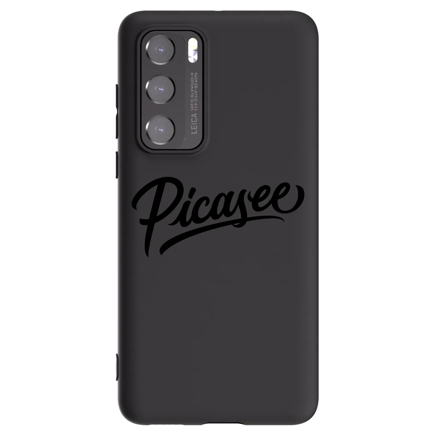 Picasee silikonový černý obal pro Huawei P40 - Picasee - old logo - black