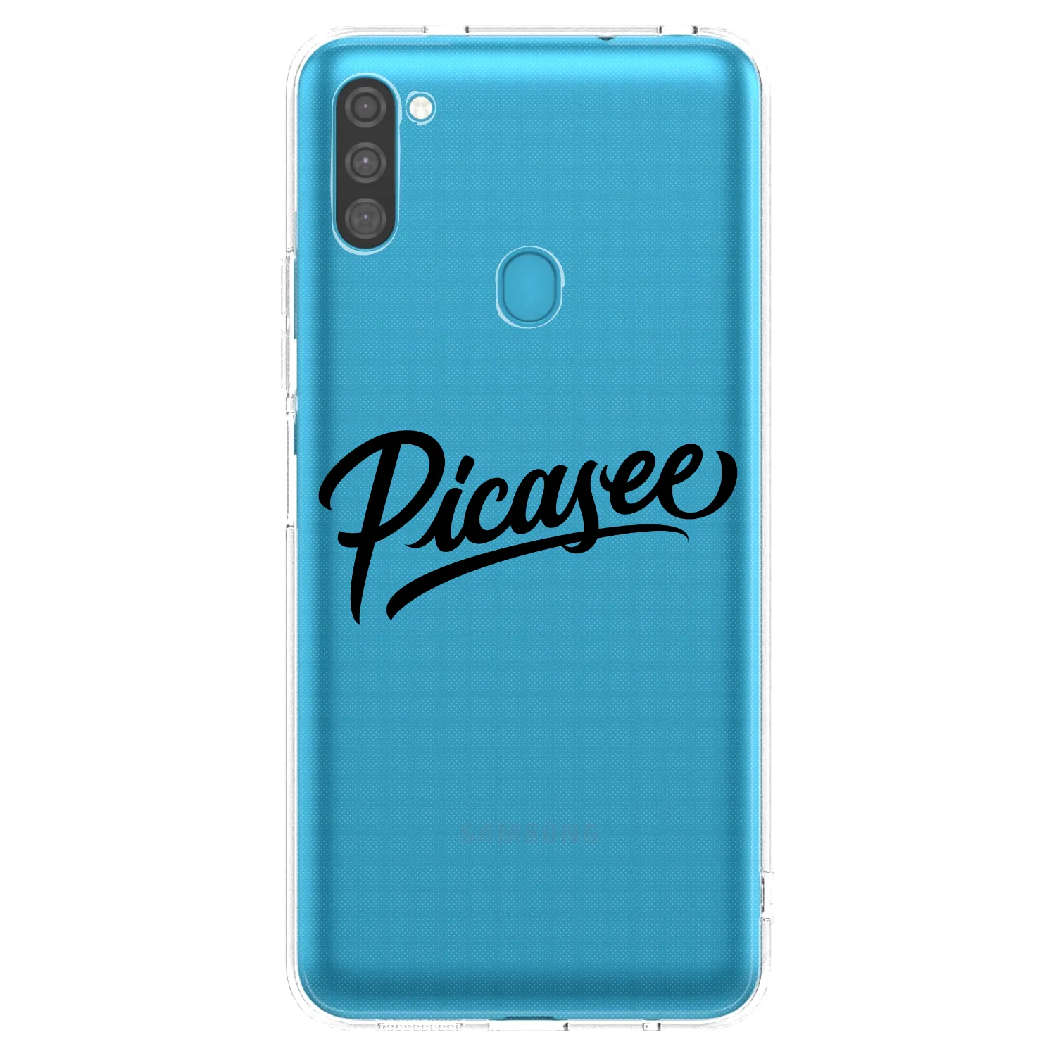 Picasee silikonový průhledný obal pro Samsung Galaxy M11 - Picasee - old logo - black