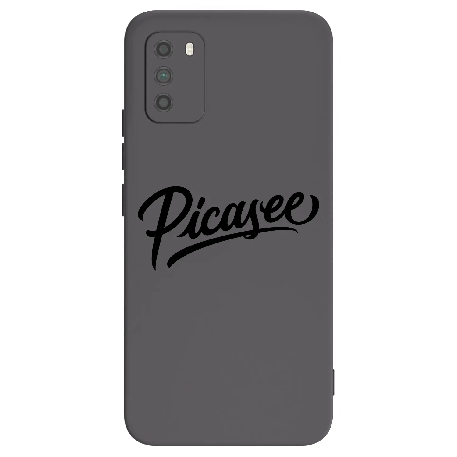 Picasee silikonový černý obal pro Xiaomi Poco M3 - Picasee - old logo - black