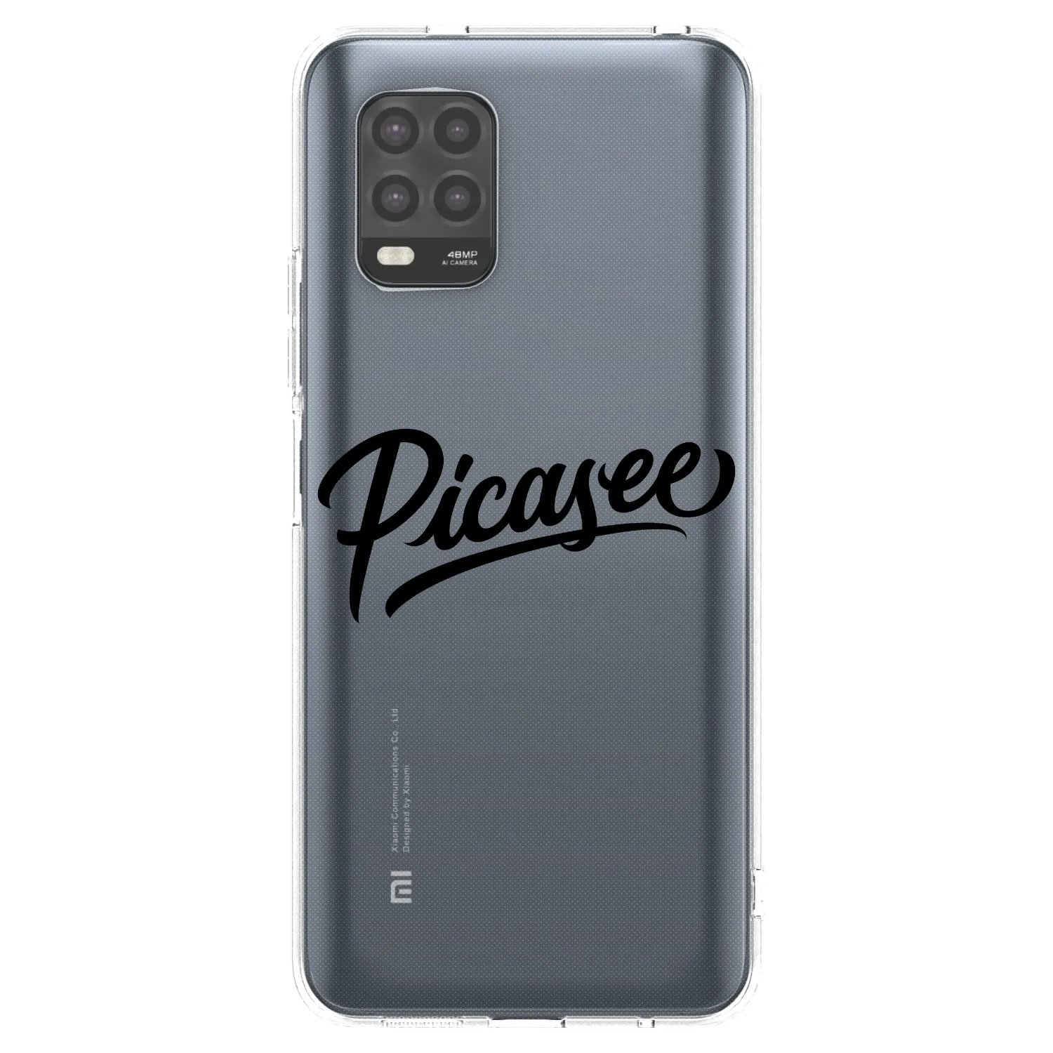 Picasee silikonový průhledný obal pro Xiaomi Mi 10 Lite - Picasee - old logo - black