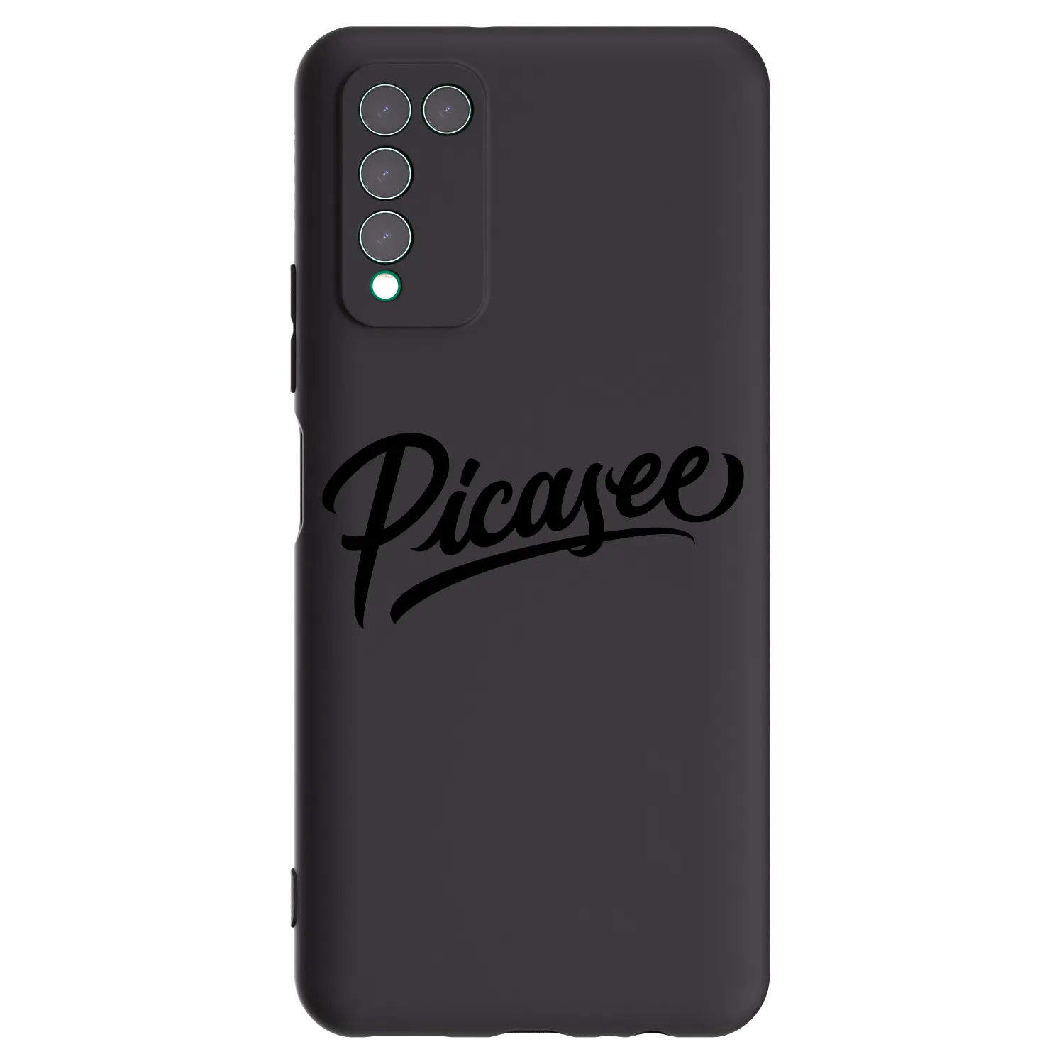 Picasee silikonový černý obal pro Honor 10X Lite - Picasee - old logo - black