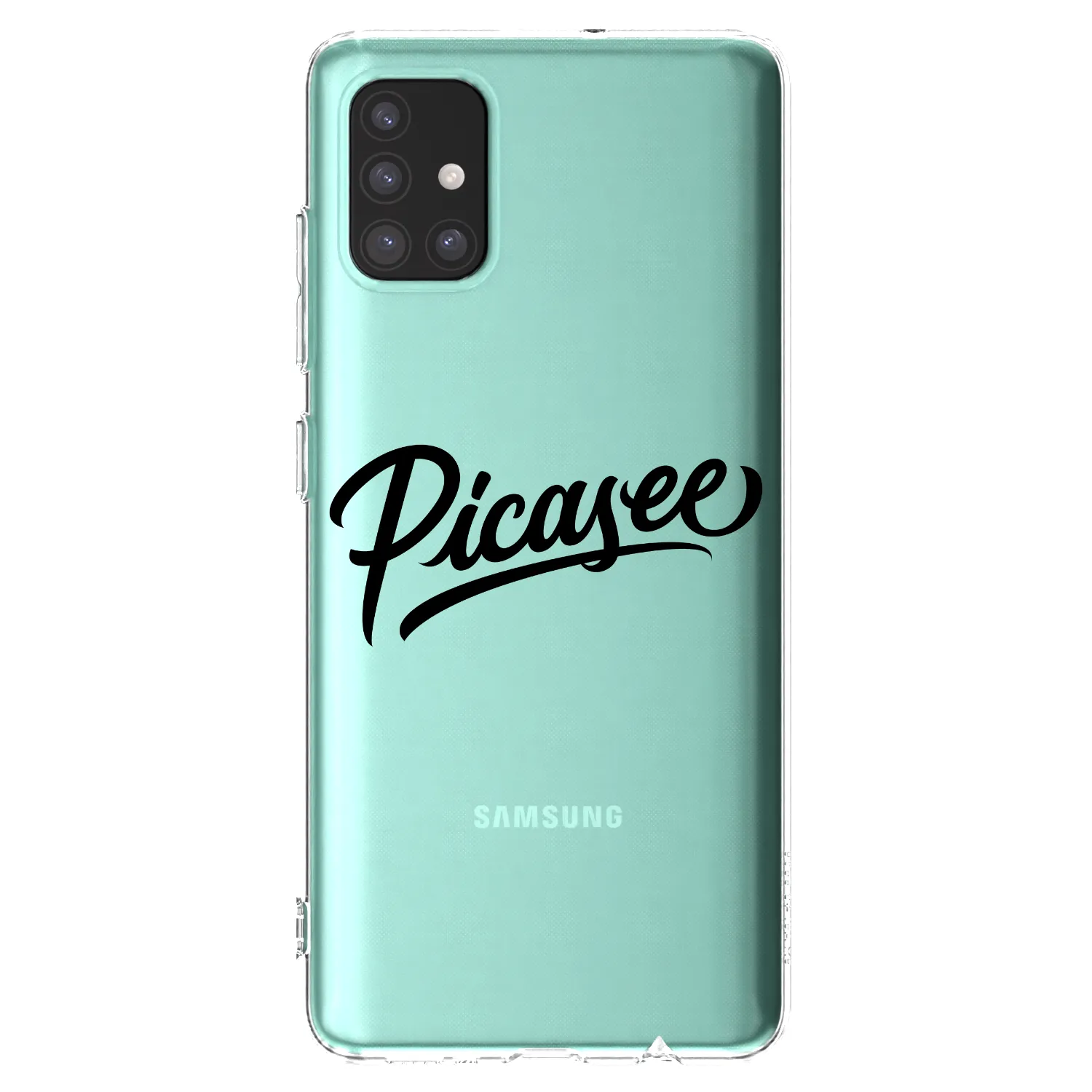 Picasee silikonový průhledný obal pro Samsung Galaxy M51 M515F - Picasee - old logo - black