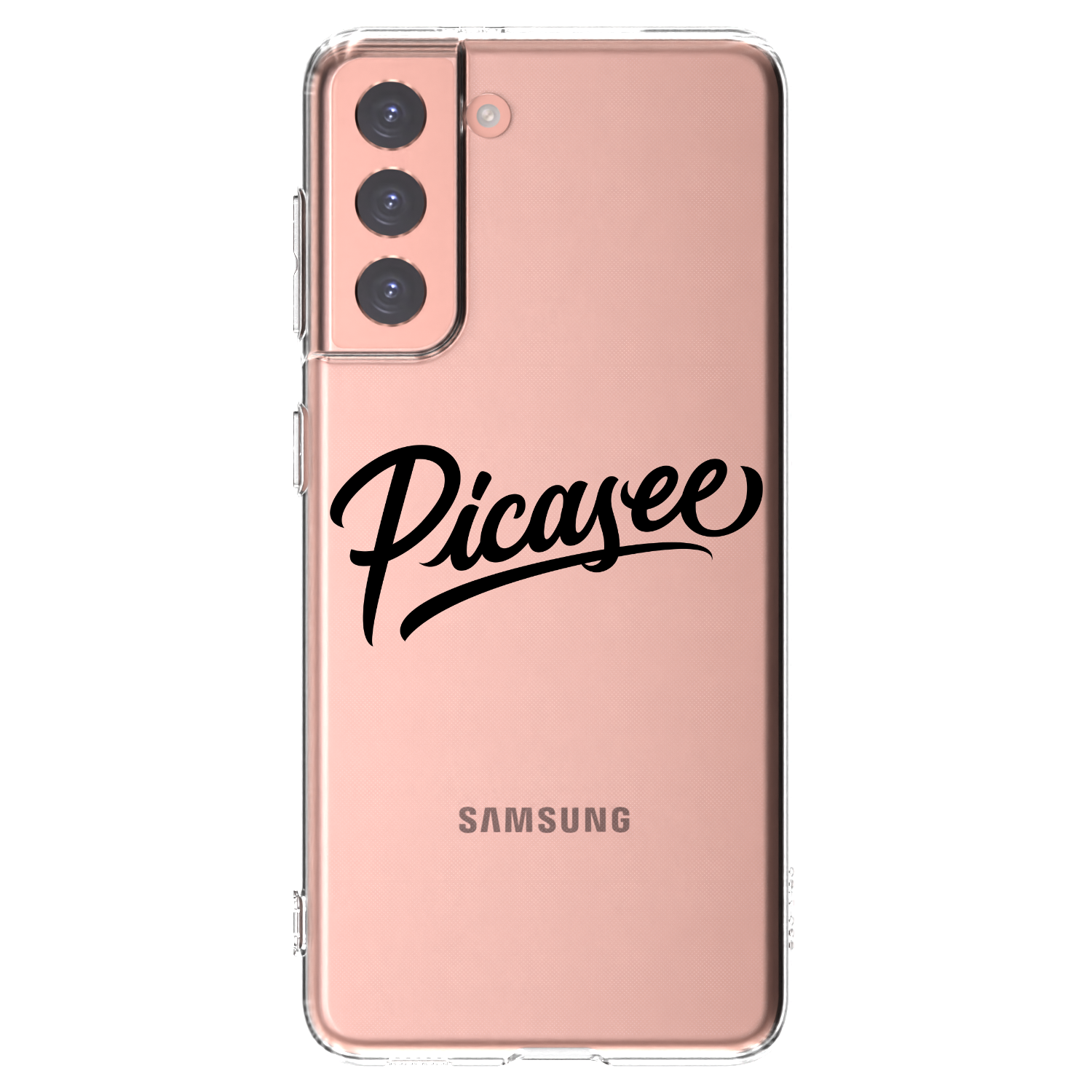 Picasee silikonový průhledný obal pro Samsung Galaxy S21 5G G991B - Picasee - old logo - black