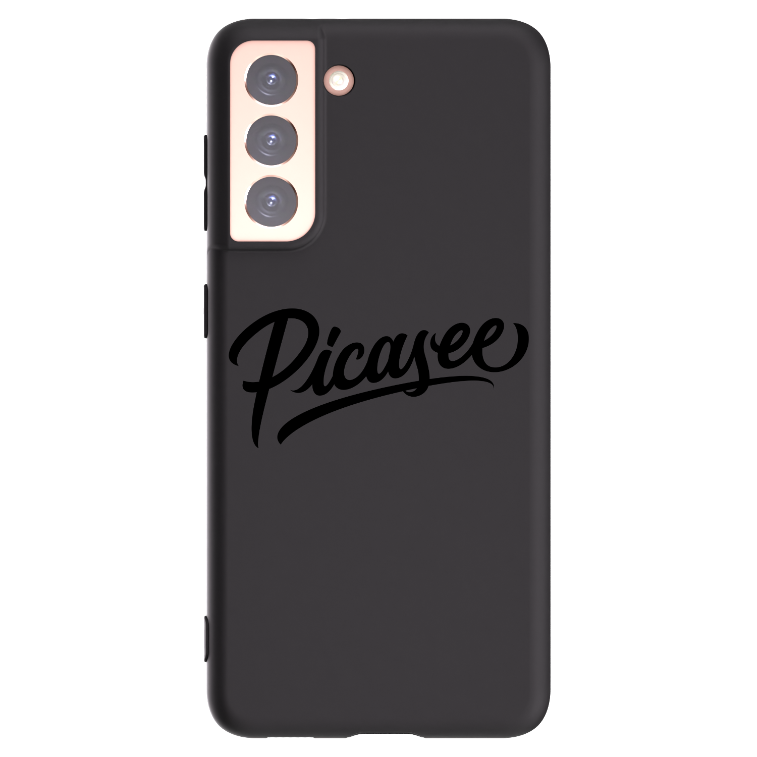 Picasee silikonový černý obal pro Samsung Galaxy S21 5G G991B - Picasee - old logo - black