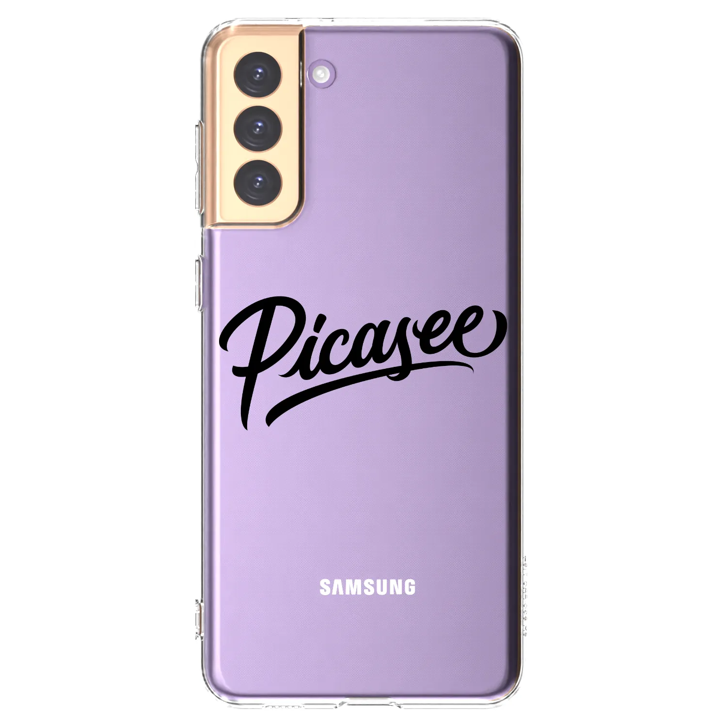 Picasee silikonový průhledný obal pro Samsung Galaxy S21+ 5G G996F - Picasee - old logo - black