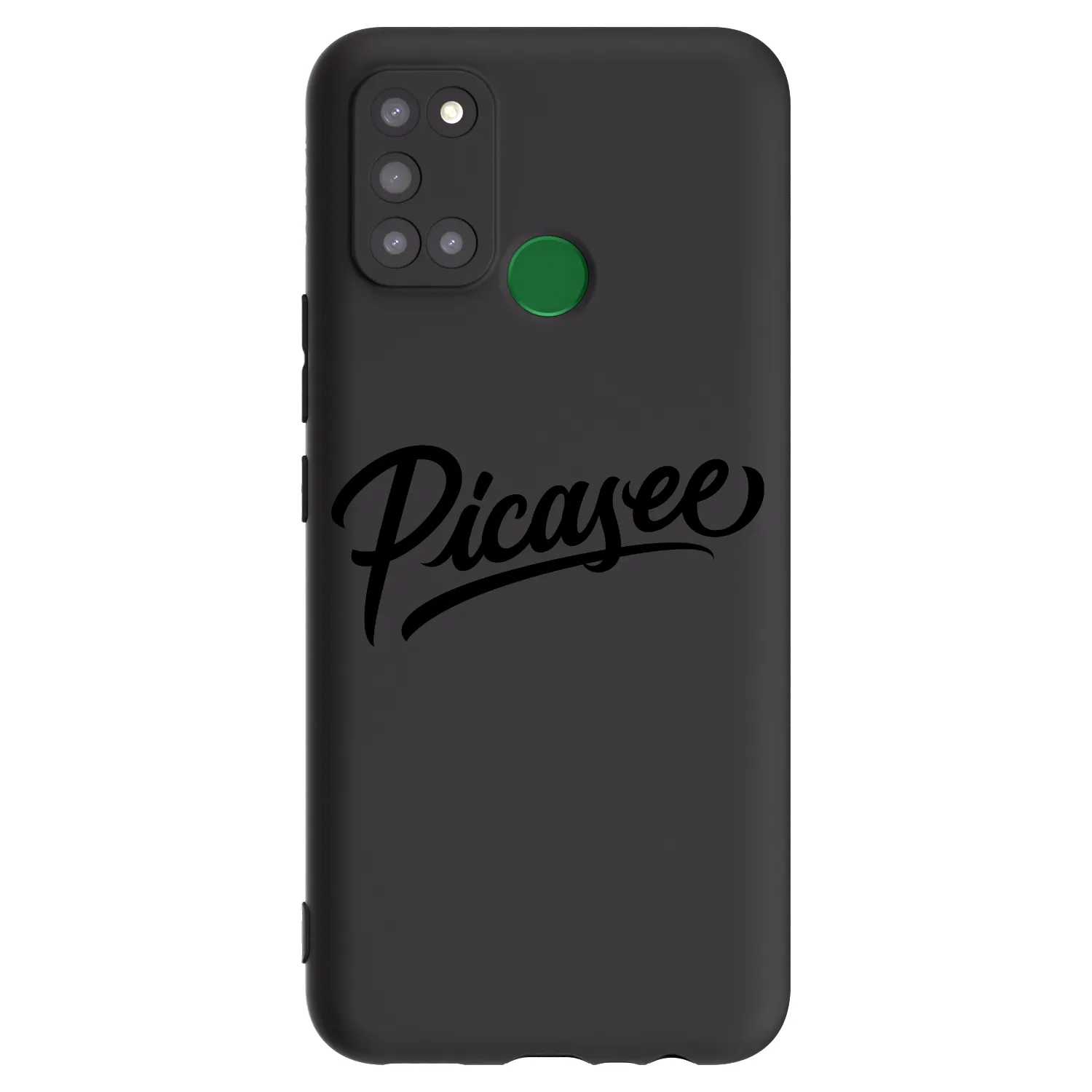 Picasee silikonový černý obal pro Realme 7i - Picasee - old logo - black