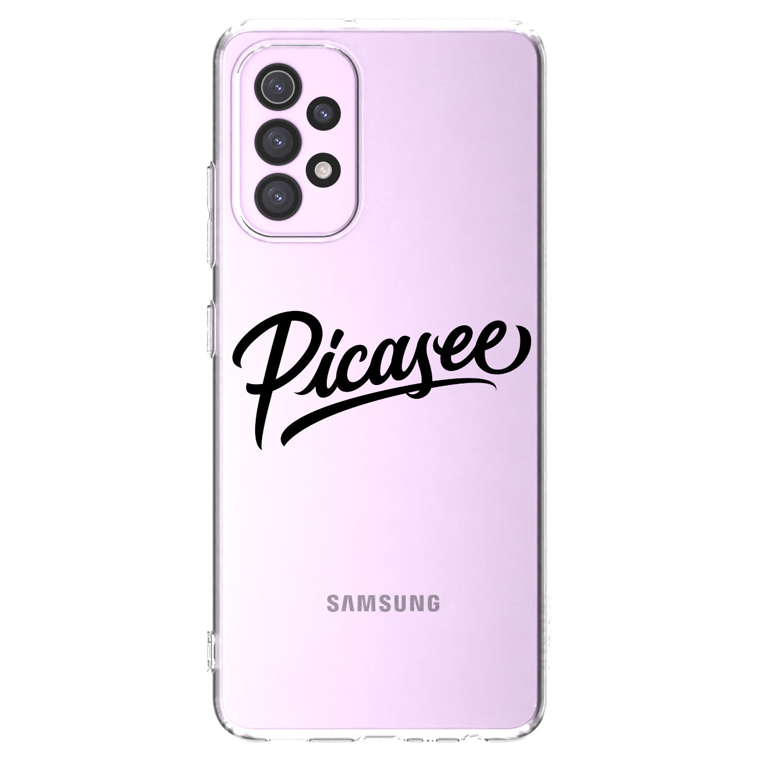 Picasee silikonový průhledný obal pro Samsung Galaxy A32 5G A326B - Picasee - old logo - black