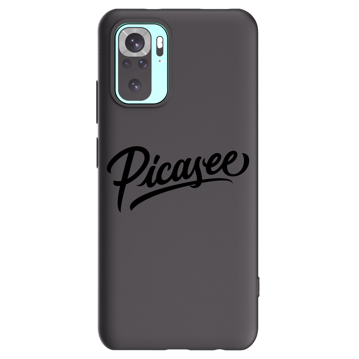 Picasee silikonový černý obal pro Xiaomi Redmi Note 10 Pro - Picasee - old logo - black