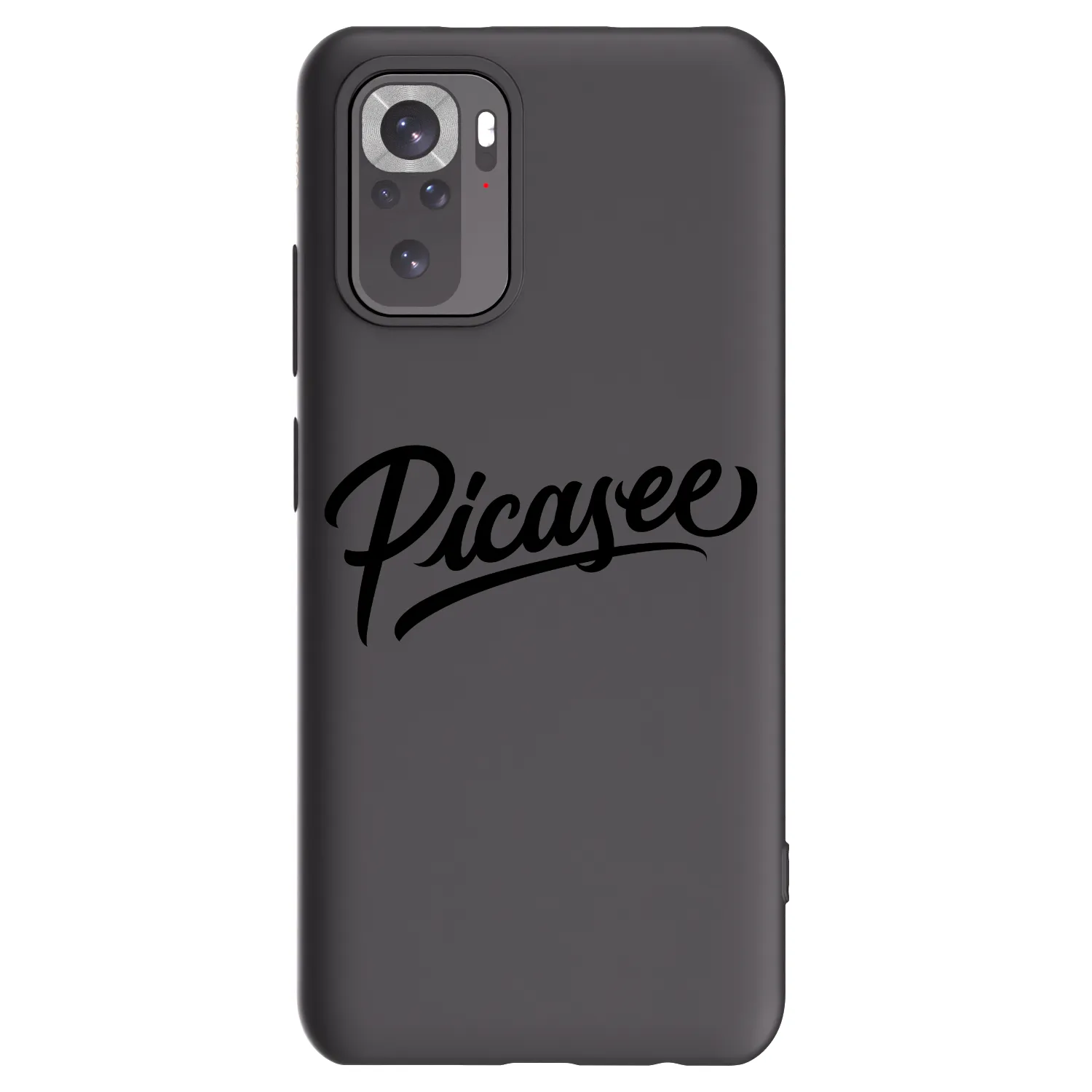 Picasee silikonový černý obal pro Xiaomi Redmi Note 10S - Picasee - old logo - black
