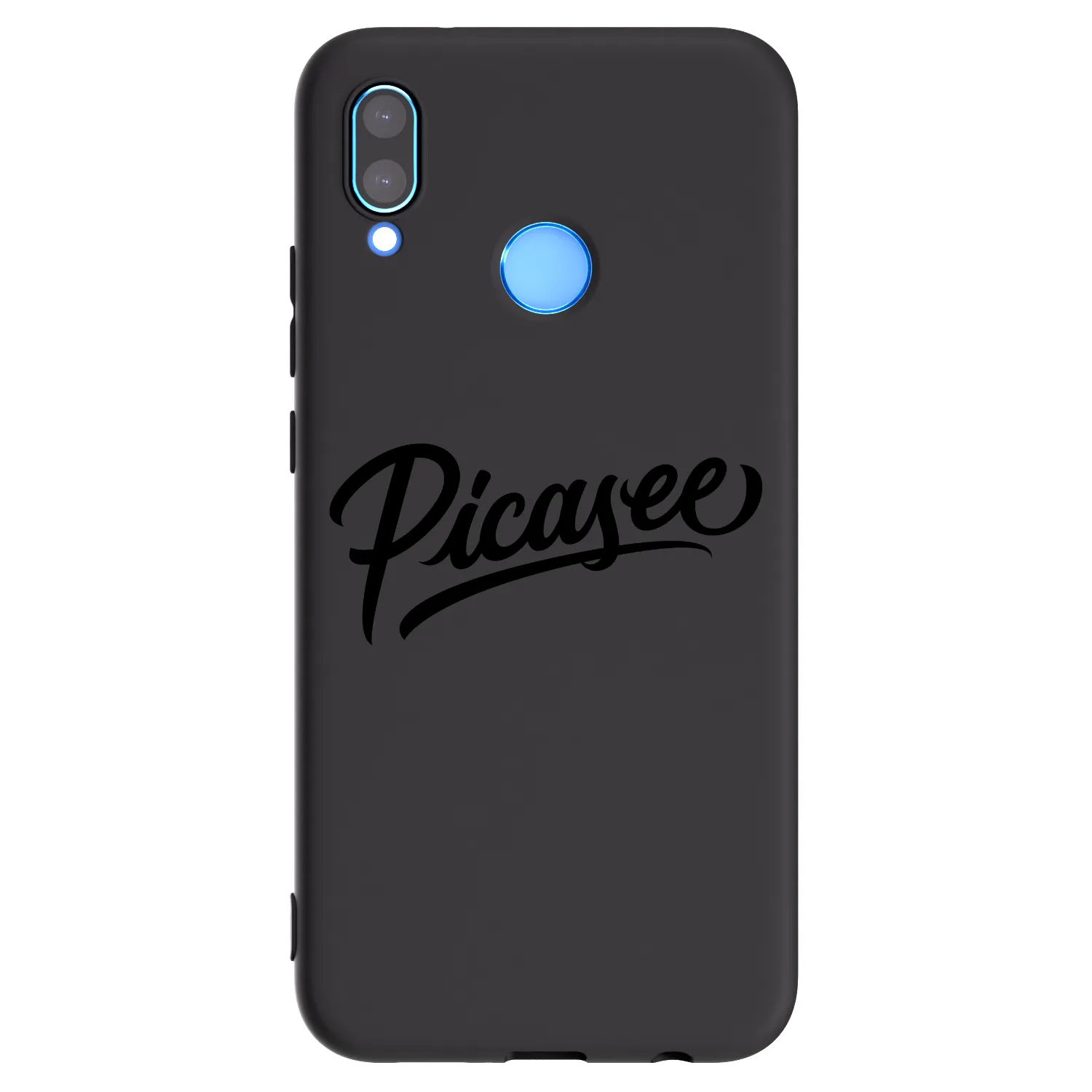 Picasee silikonový černý obal pro Huawei P20 Lite - Picasee - old logo - black