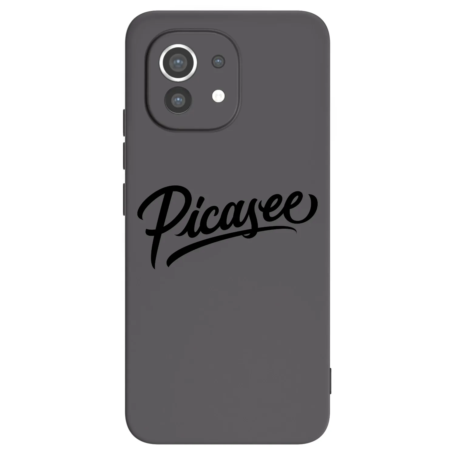 Picasee silikonový černý obal pro Xiaomi Mi 11 - Picasee - old logo - black
