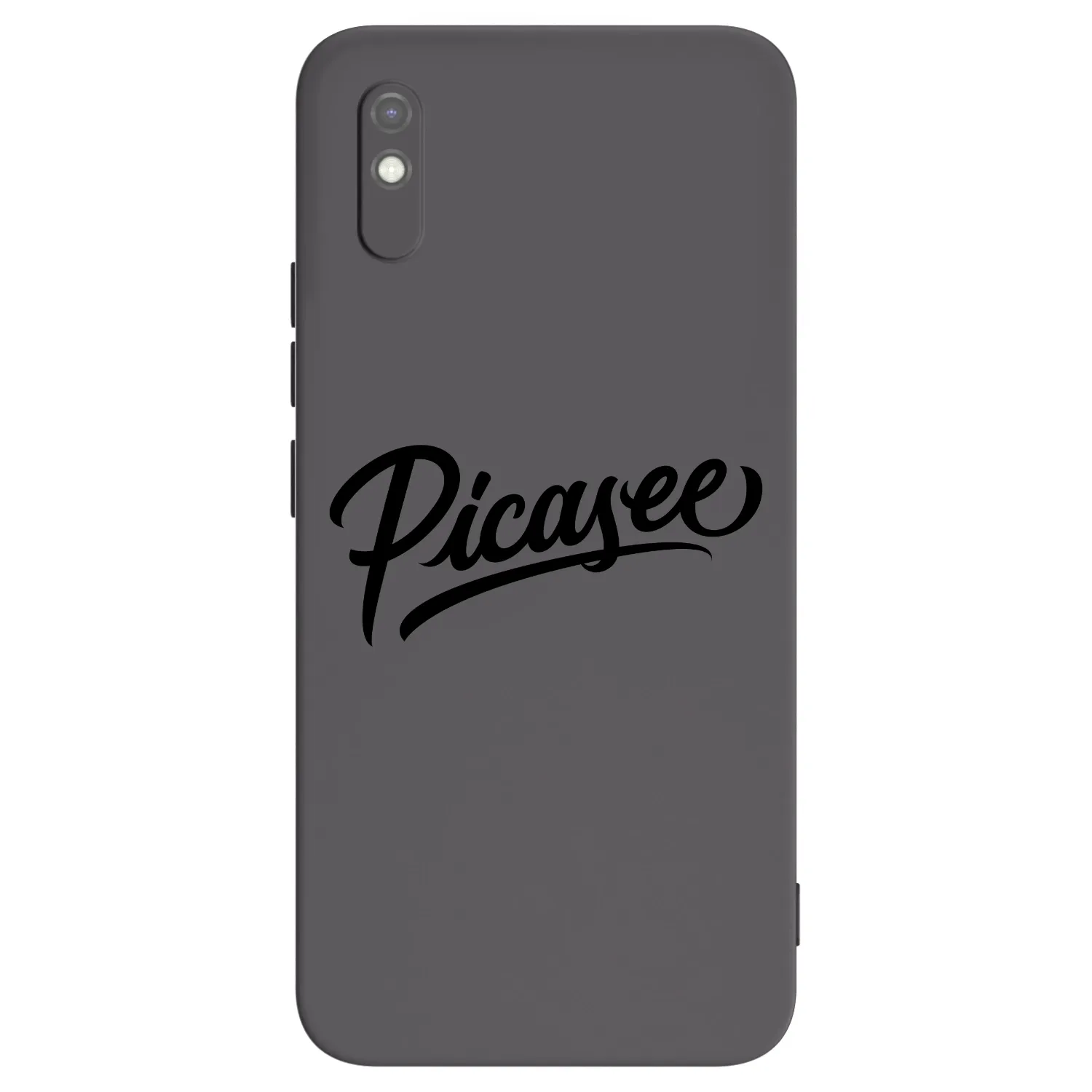 Picasee silikonový černý obal pro Xiaomi Redmi 9AT - Picasee - old logo - black