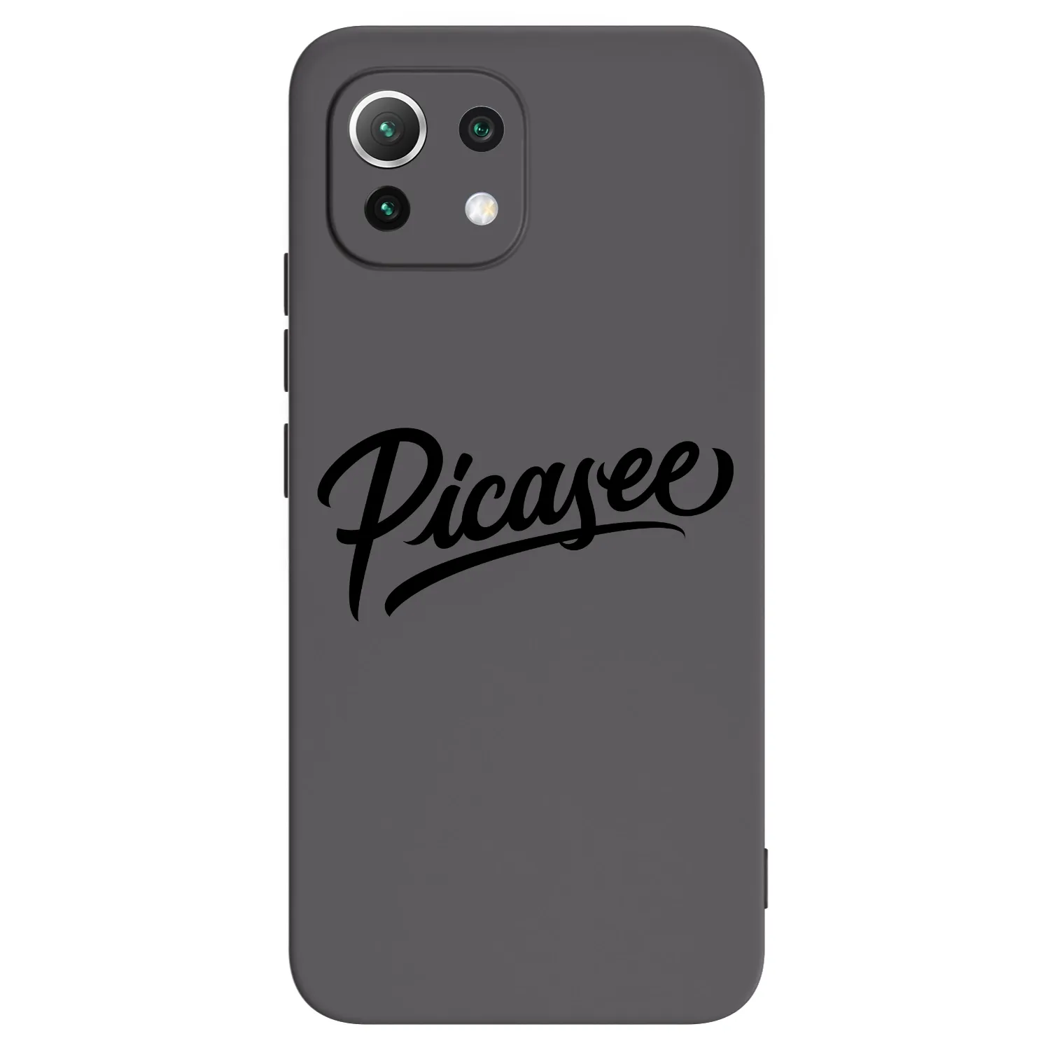 Picasee silikonový černý obal pro Xiaomi Mi 11 Lite - Picasee - old logo - black