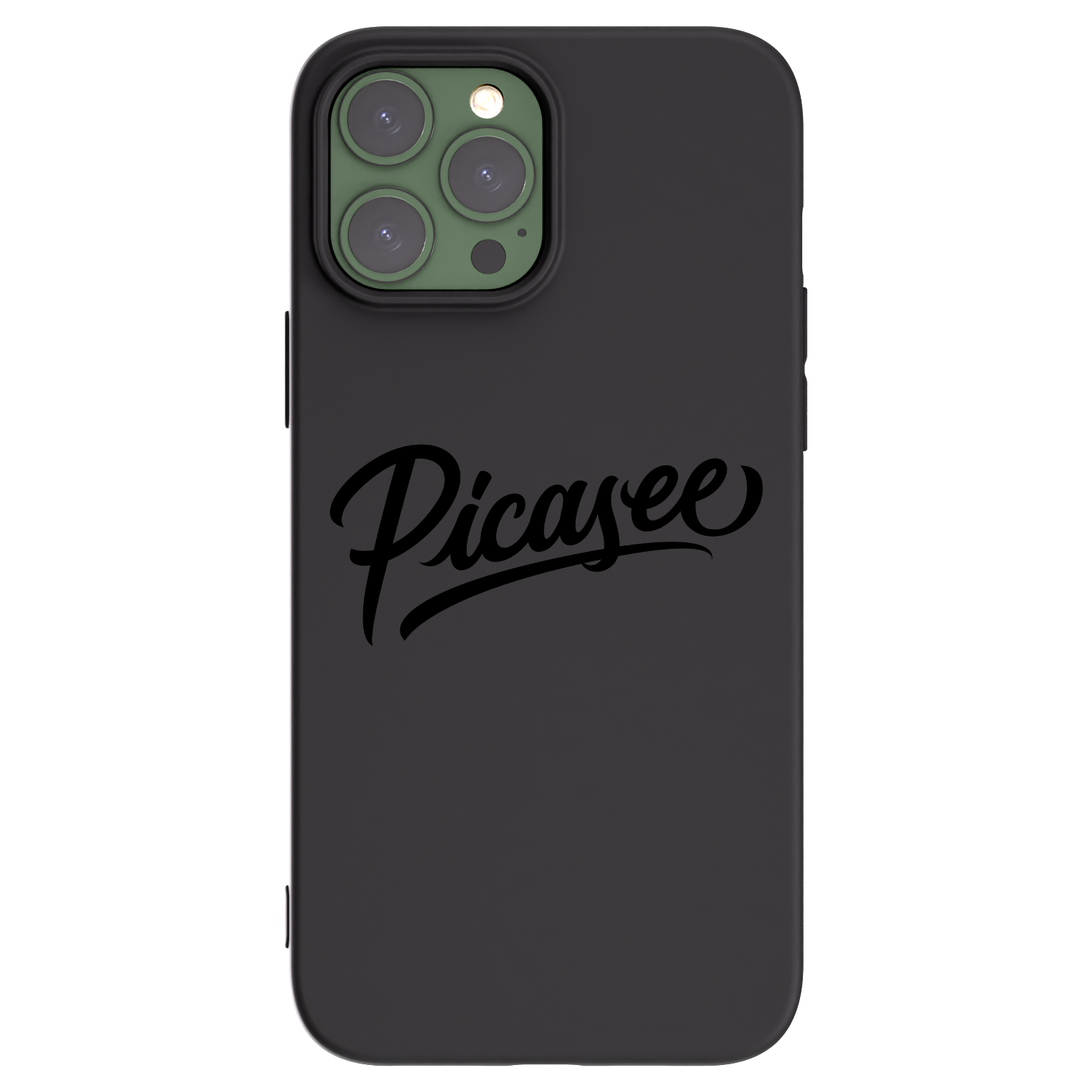Picasee silikonový černý obal pro Apple iPhone 13 Pro Max - Picasee - old logo - black