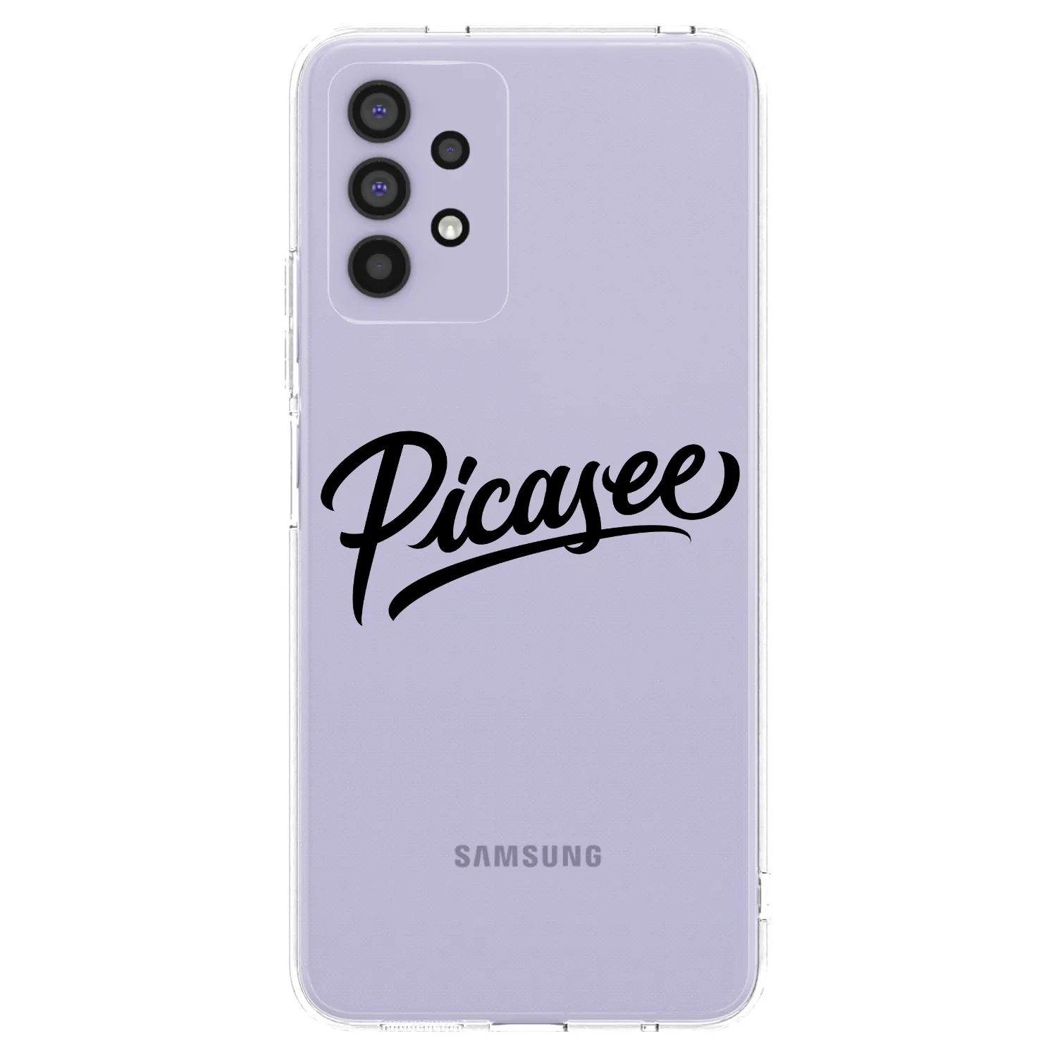 Picasee silikonový průhledný obal pro Samsung Galaxy A32 4G SM-A325F - Picasee - old logo - black