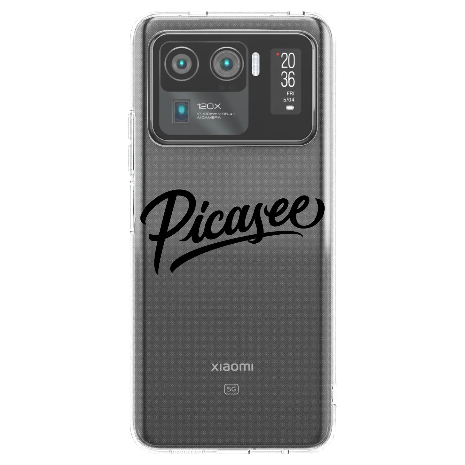 Picasee silikonový průhledný obal pro Xiaomi Mi 11 Ultra - Picasee - old logo - black