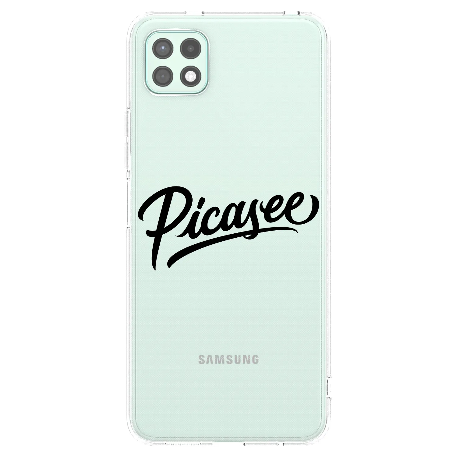 Picasee silikonový průhledný obal pro Samsung Galaxy A22 A226B 5G - Picasee - old logo - black