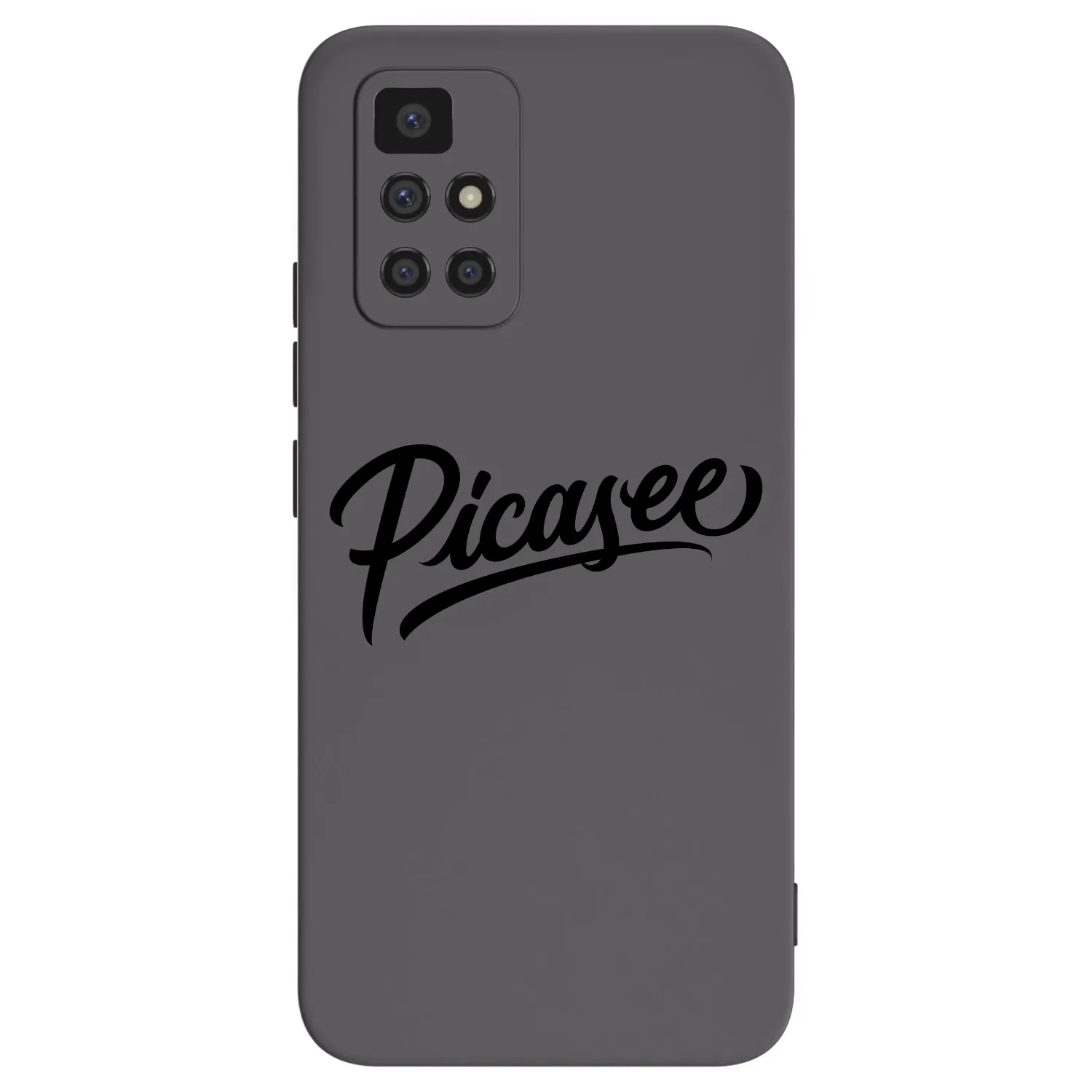 Picasee silikonový černý obal pro Xiaomi Redmi 10 - Picasee - old logo - black