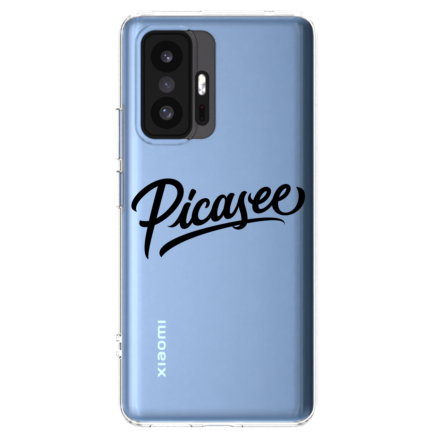 Picasee silikonový průhledný obal pro Xiaomi 11T Pro - Picasee - old logo - black