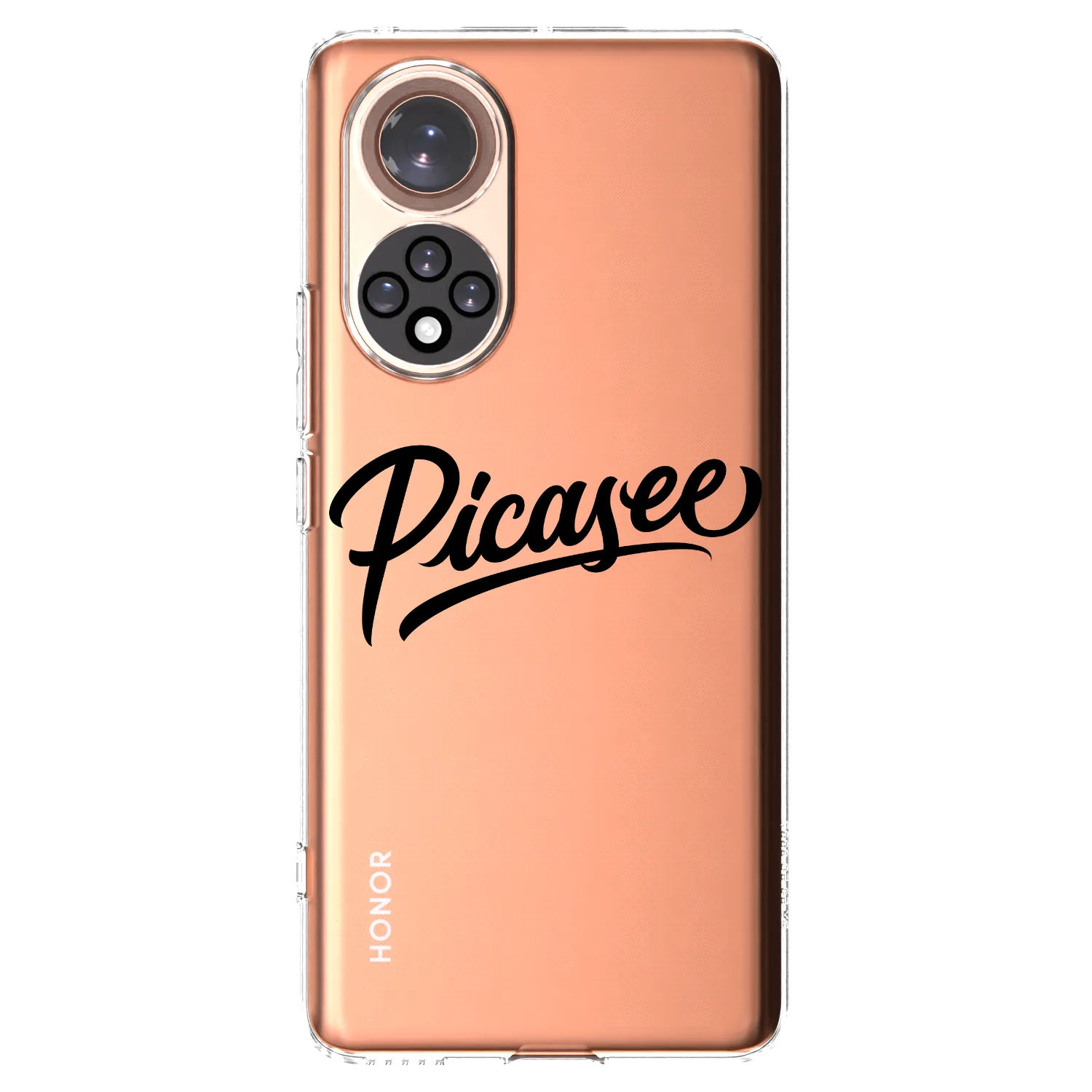 Picasee silikonový průhledný obal pro Honor 50 5G - Picasee - old logo - black