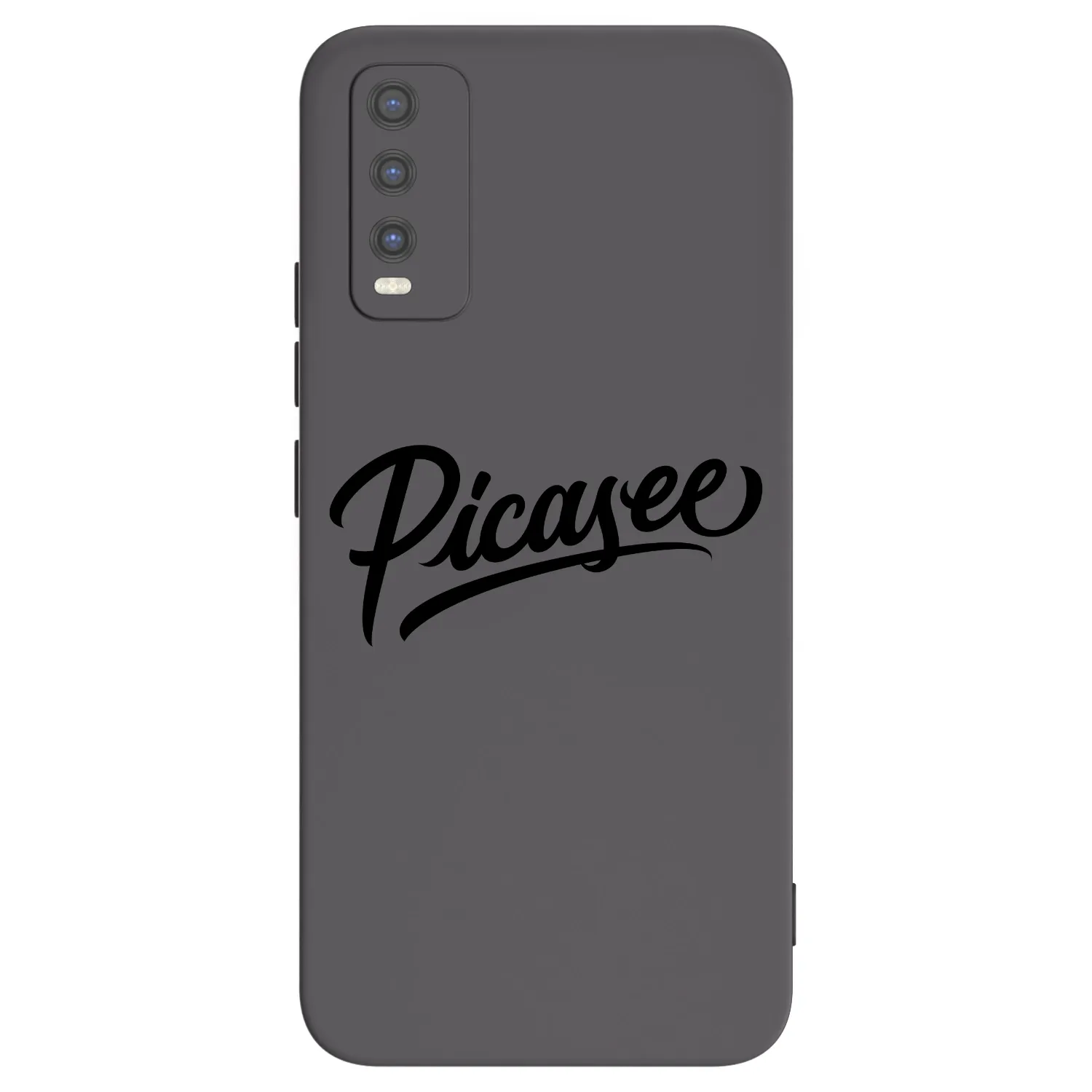 Picasee silikonový černý obal pro Vivo Y20s - Picasee - old logo - black