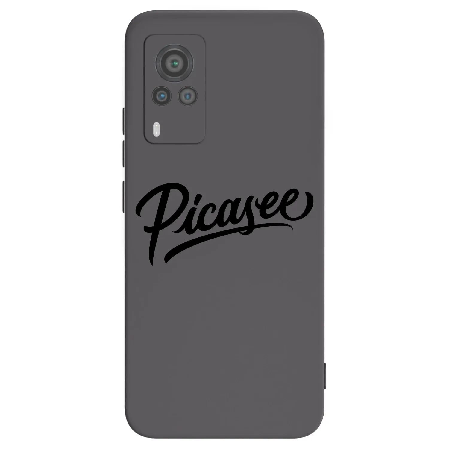 Picasee silikonový černý obal pro Vivo X60 Pro 5G - Picasee - old logo - black