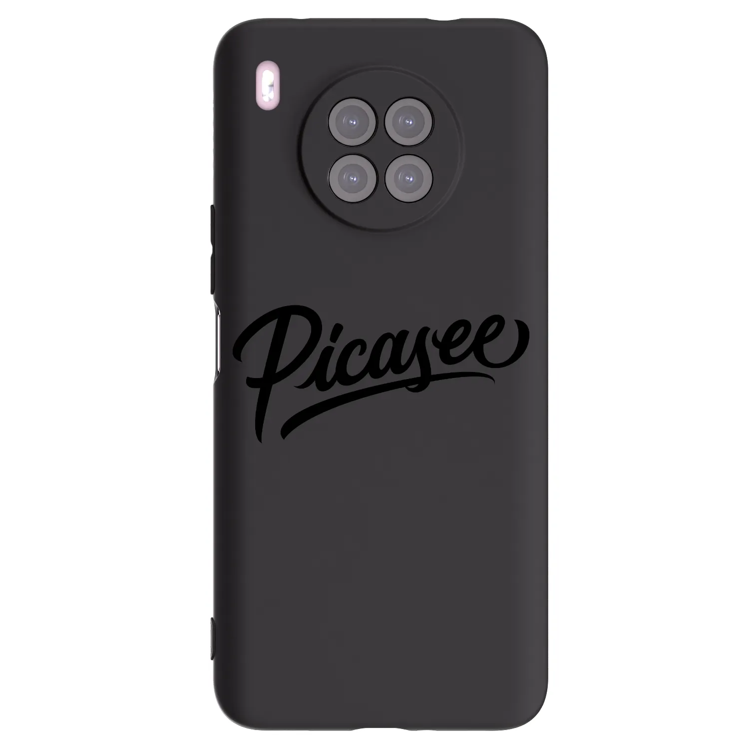 Picasee silikonový černý obal pro Huawei Nova 8i - Picasee - old logo - black
