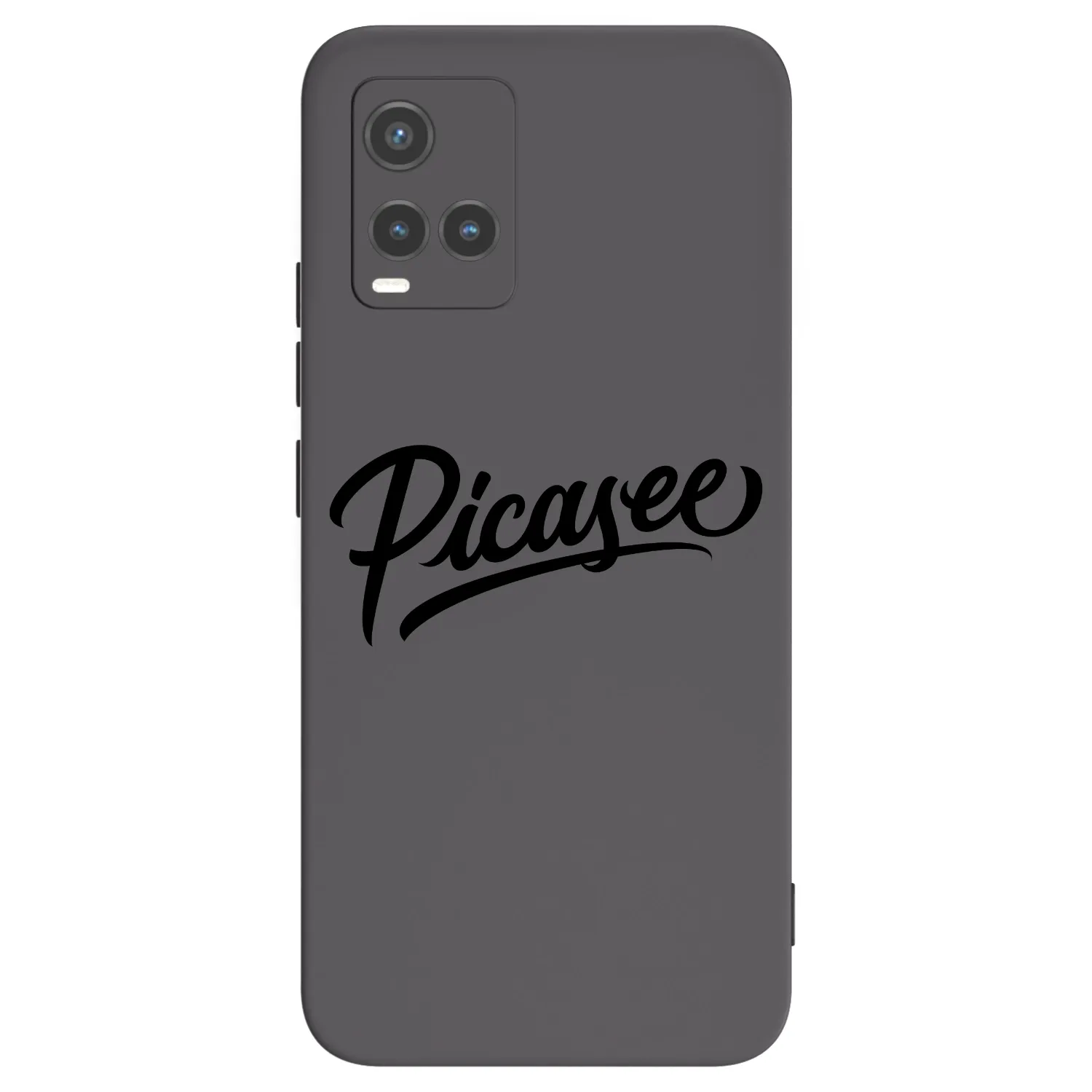 Picasee silikonový černý obal pro Vivo Y33s - Picasee - old logo - black
