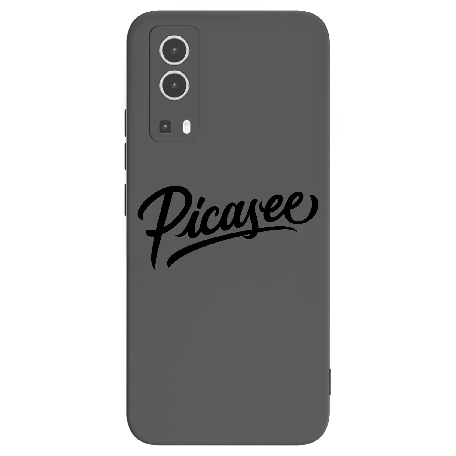 Picasee silikonový černý obal pro Vivo Y72 5G - Picasee - old logo - black