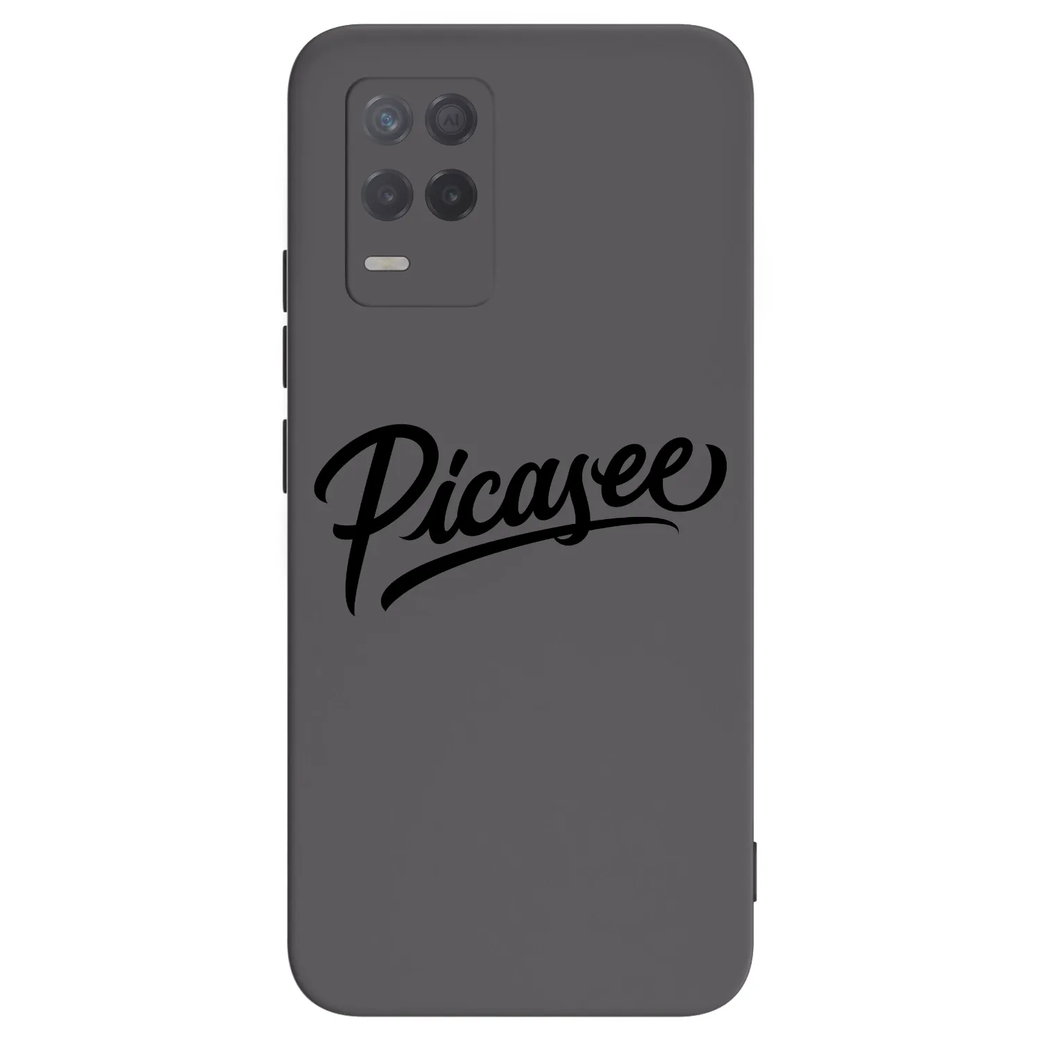 Picasee silikonový černý obal pro Realme 8 5G - Picasee - old logo - black