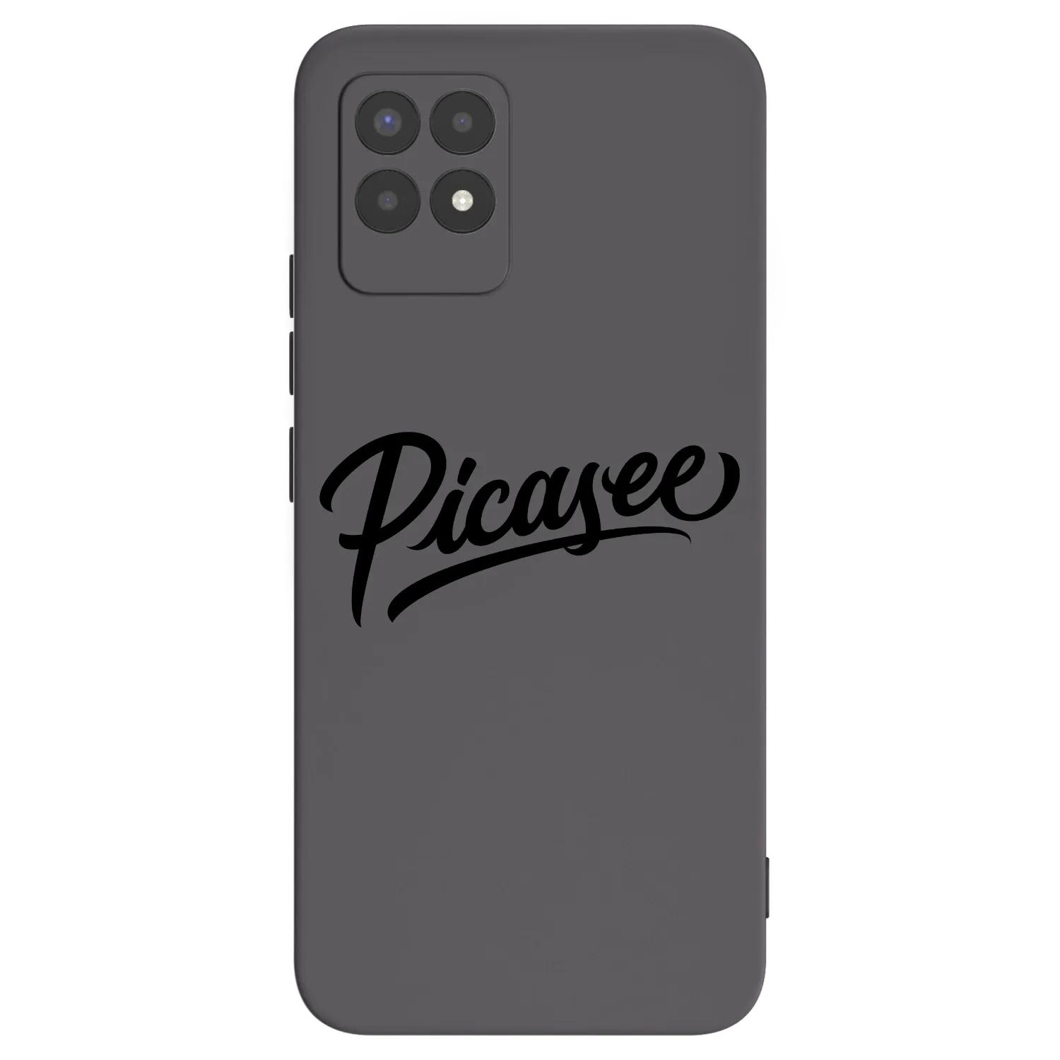 Picasee silikonový černý obal pro Realme 8i - Picasee - old logo - black