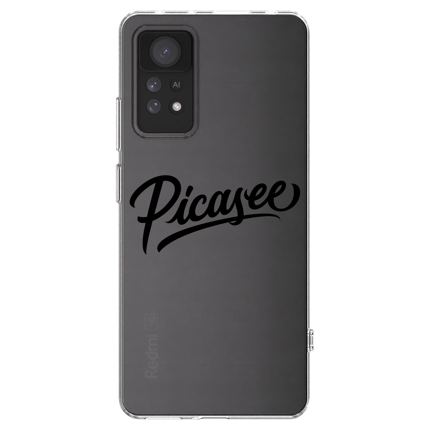Picasee silikonový průhledný obal pro Xiaomi Redmi Note 11 Pro 5G - Picasee - old logo - black