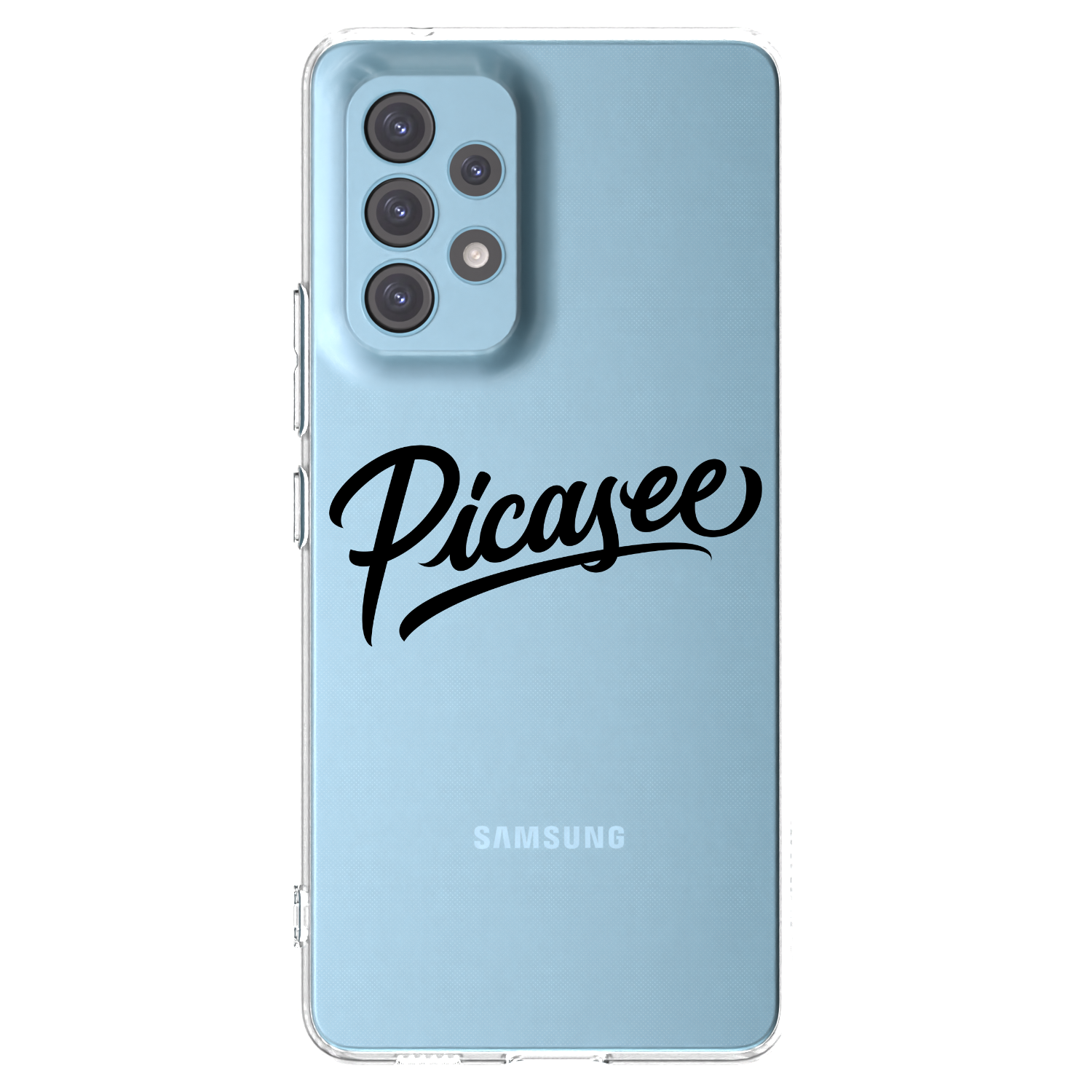 Picasee silikonový průhledný obal pro Samsung Galaxy A53 5G A536 - Picasee - old logo - black