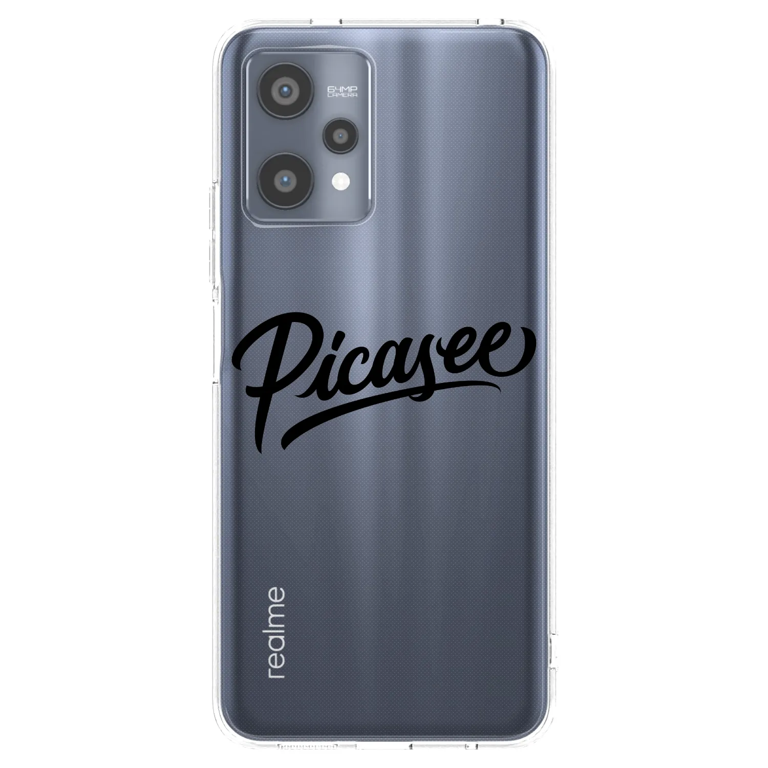 Picasee silikonový průhledný obal pro Realme 9 Pro 5G - Picasee - old logo - black