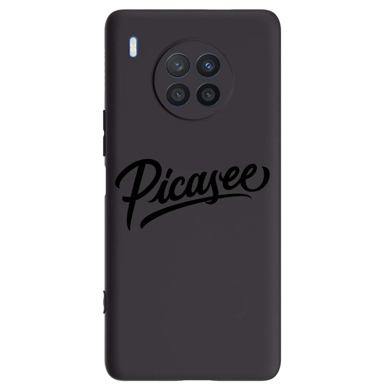Picasee silikonový černý obal pro Honor 50 Lite - Picasee - old logo - black