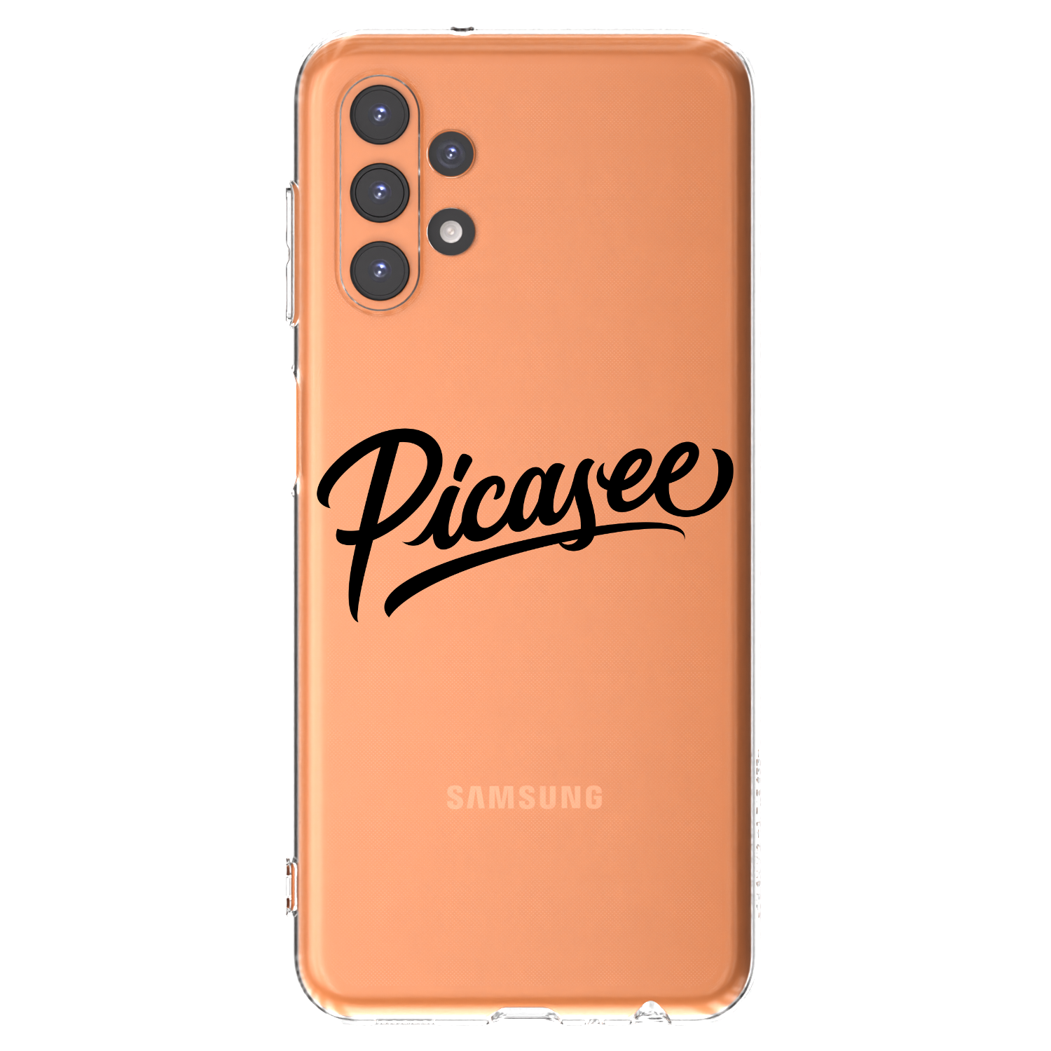 Picasee silikonový průhledný obal pro Samsung Galaxy A13 4G A135 - Picasee - old logo - black