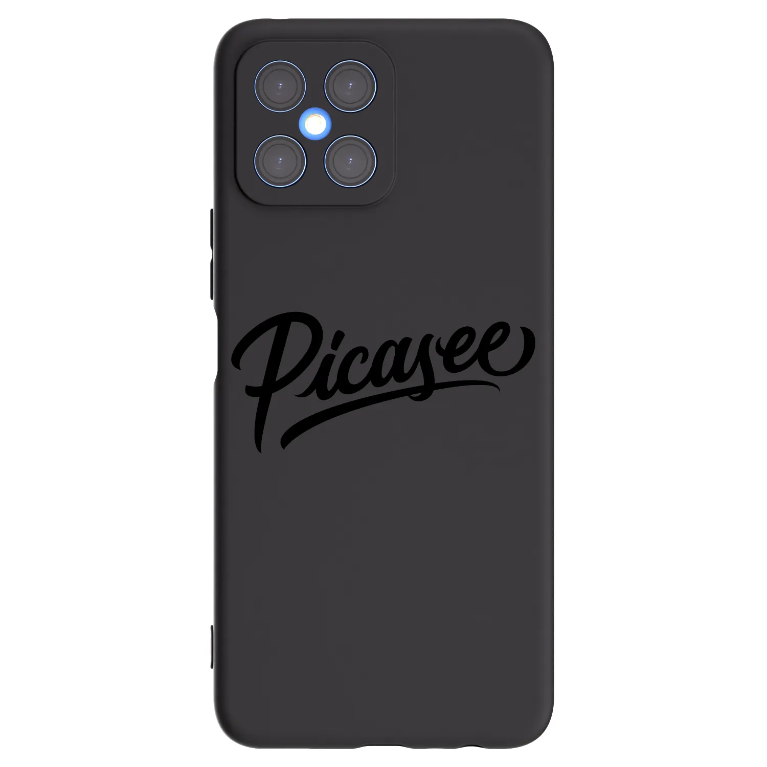 Picasee silikonový černý obal pro Honor X8 4G - Picasee - old logo - black