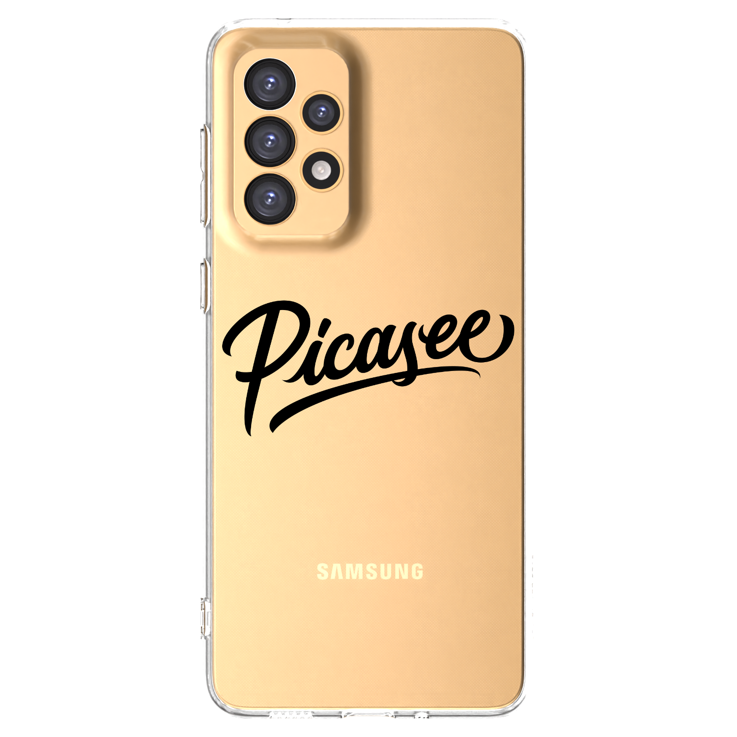 Picasee silikonový průhledný obal pro Samsung Galaxy A33 5G A336 - Picasee - old logo - black