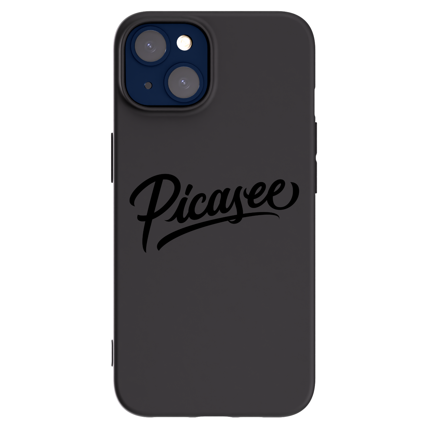 Picasee silikonový černý obal pro Apple iPhone 14 - Picasee - old logo - black