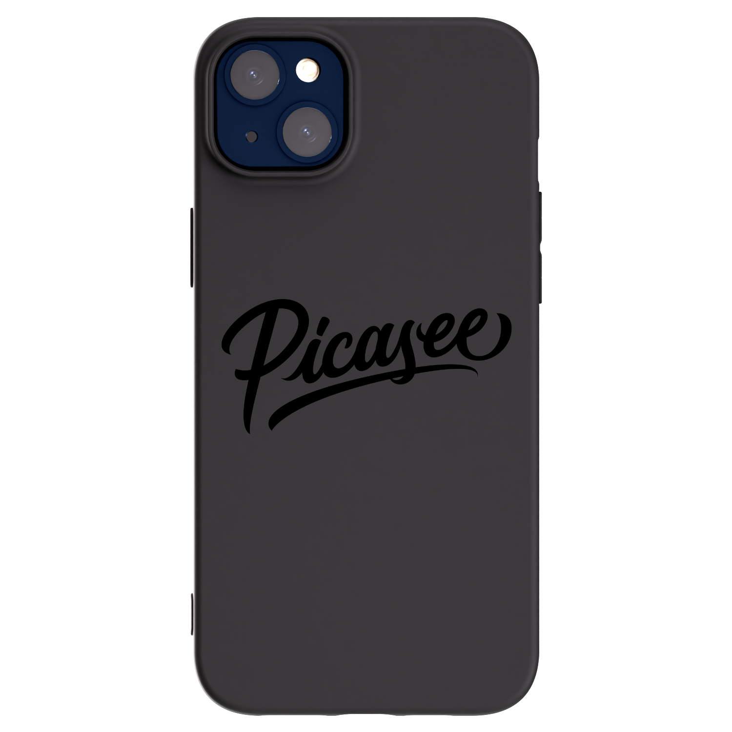 Picasee silikonový černý obal pro Apple iPhone 14 Plus - Picasee - old logo - black