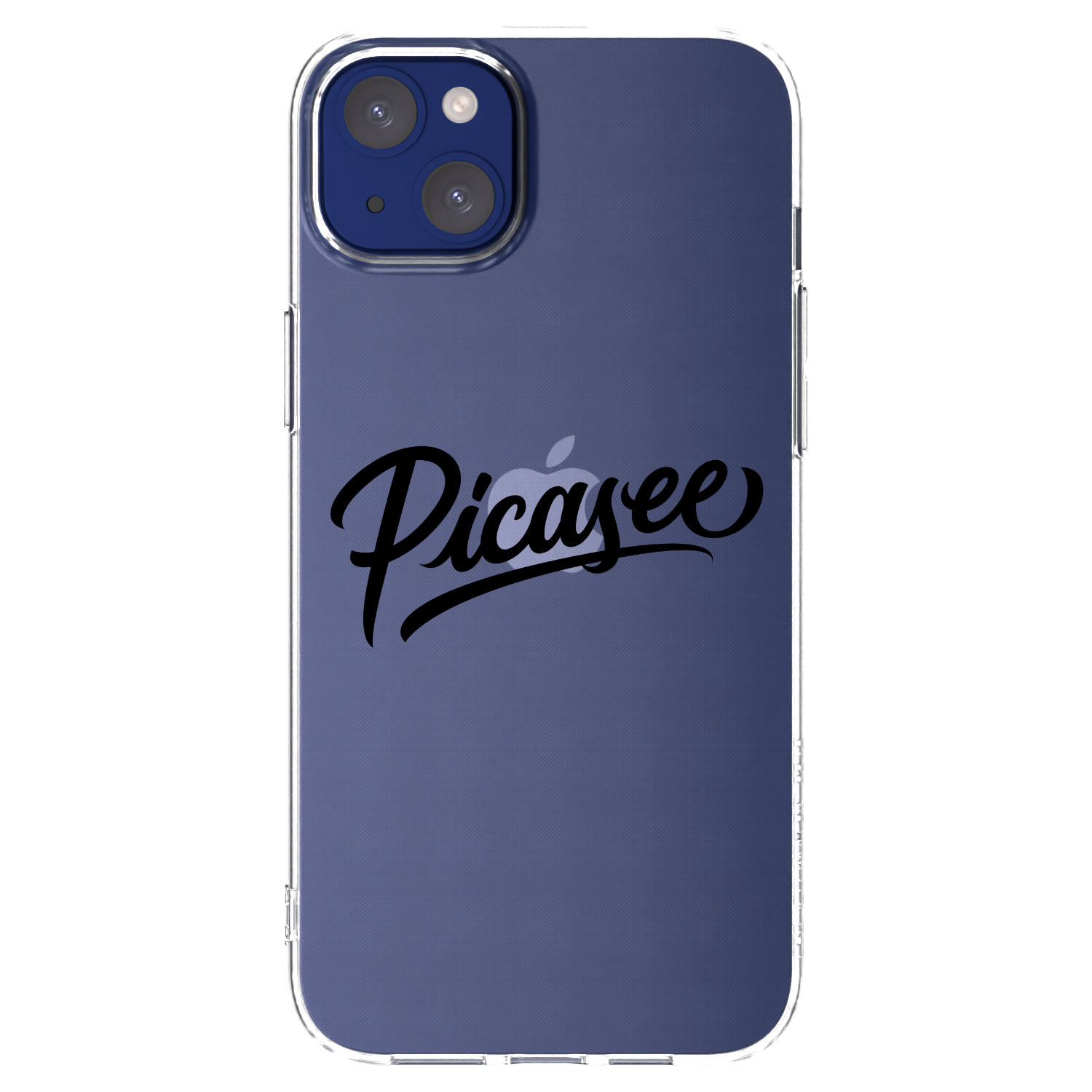 Picasee silikonový průhledný obal pro Apple iPhone 14 Plus - Picasee - old logo - black