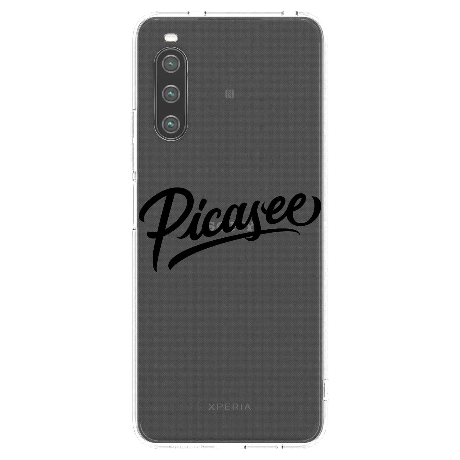 Picasee silikonový průhledný obal pro Sony Xperia 10 IV 5G - Picasee - old logo - black