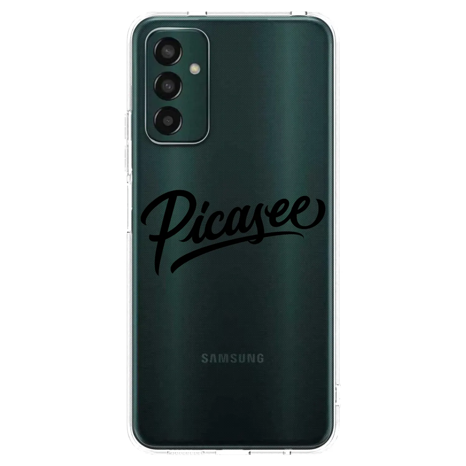 Picasee silikonový průhledný obal pro Samsung Galaxy M13 M135F - Picasee - old logo - black