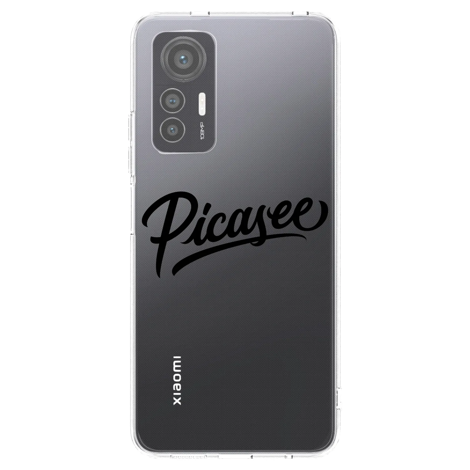 Picasee silikonový průhledný obal pro Xiaomi 12 Lite - Picasee - old logo - black